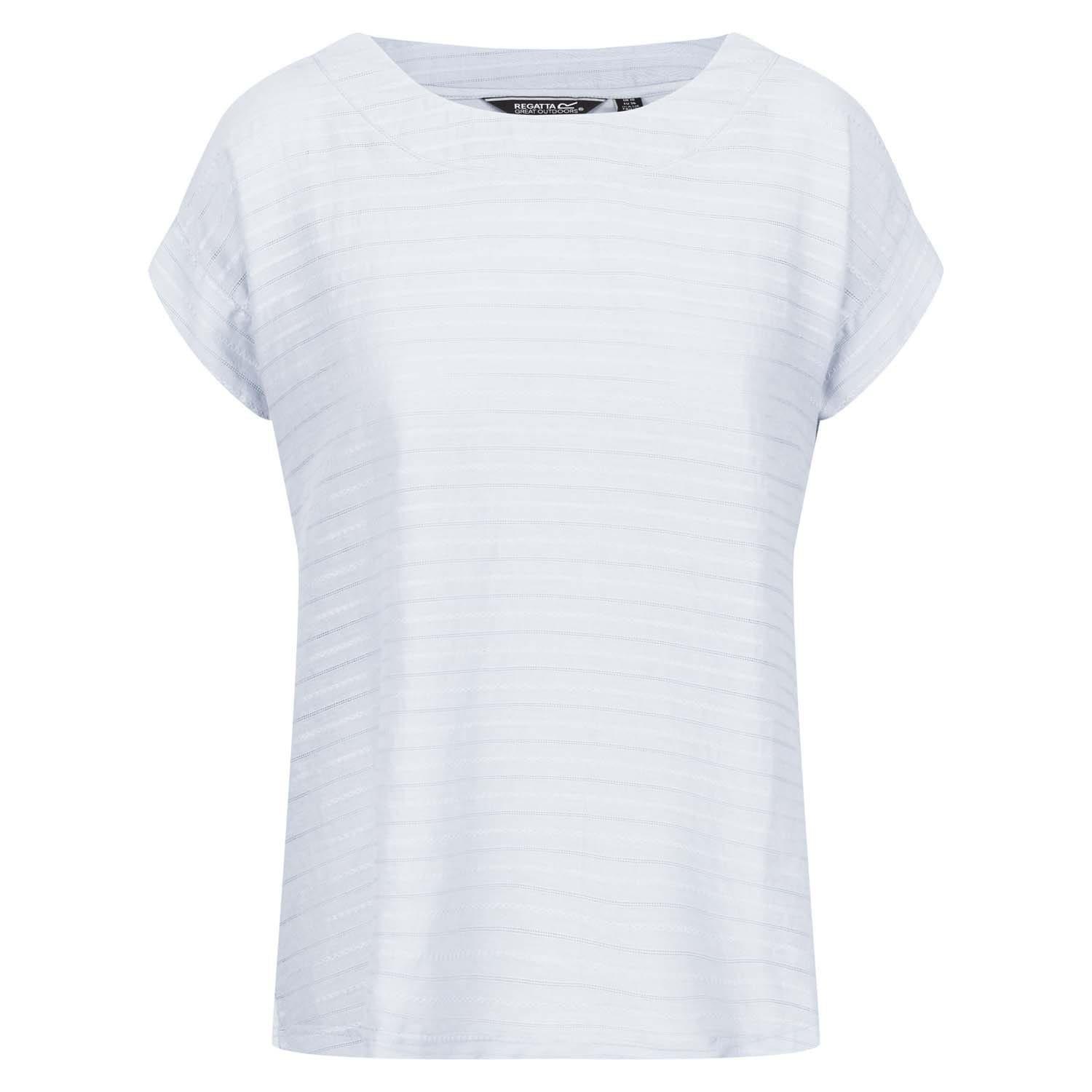 White - Regatta - Adine Stripe Dobby Top - 3