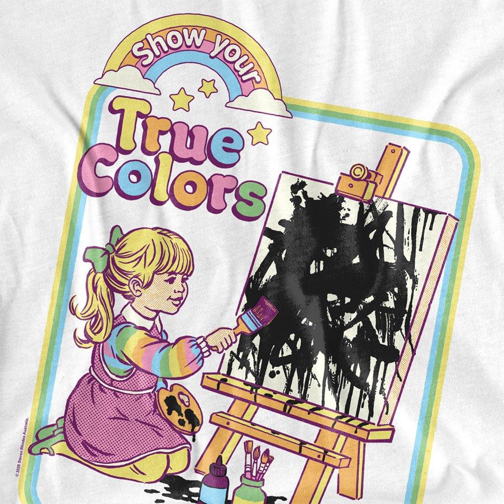 White - Steven Rhodes - Steven Rhodes Show Your True Colors Long Sleeve T- - 2