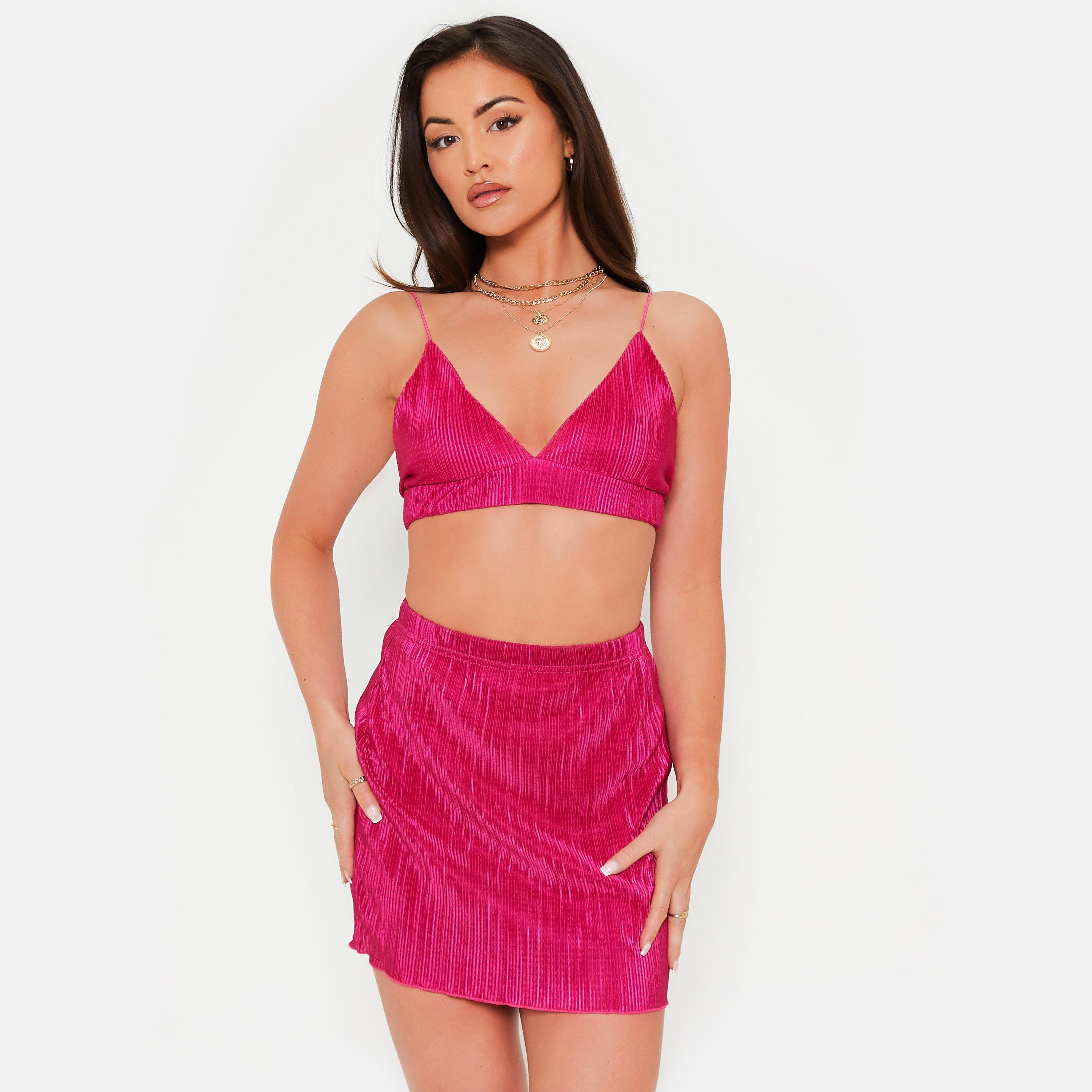 HEIßROSA - I Saw It First - Plisse Triangle Bralet - 2