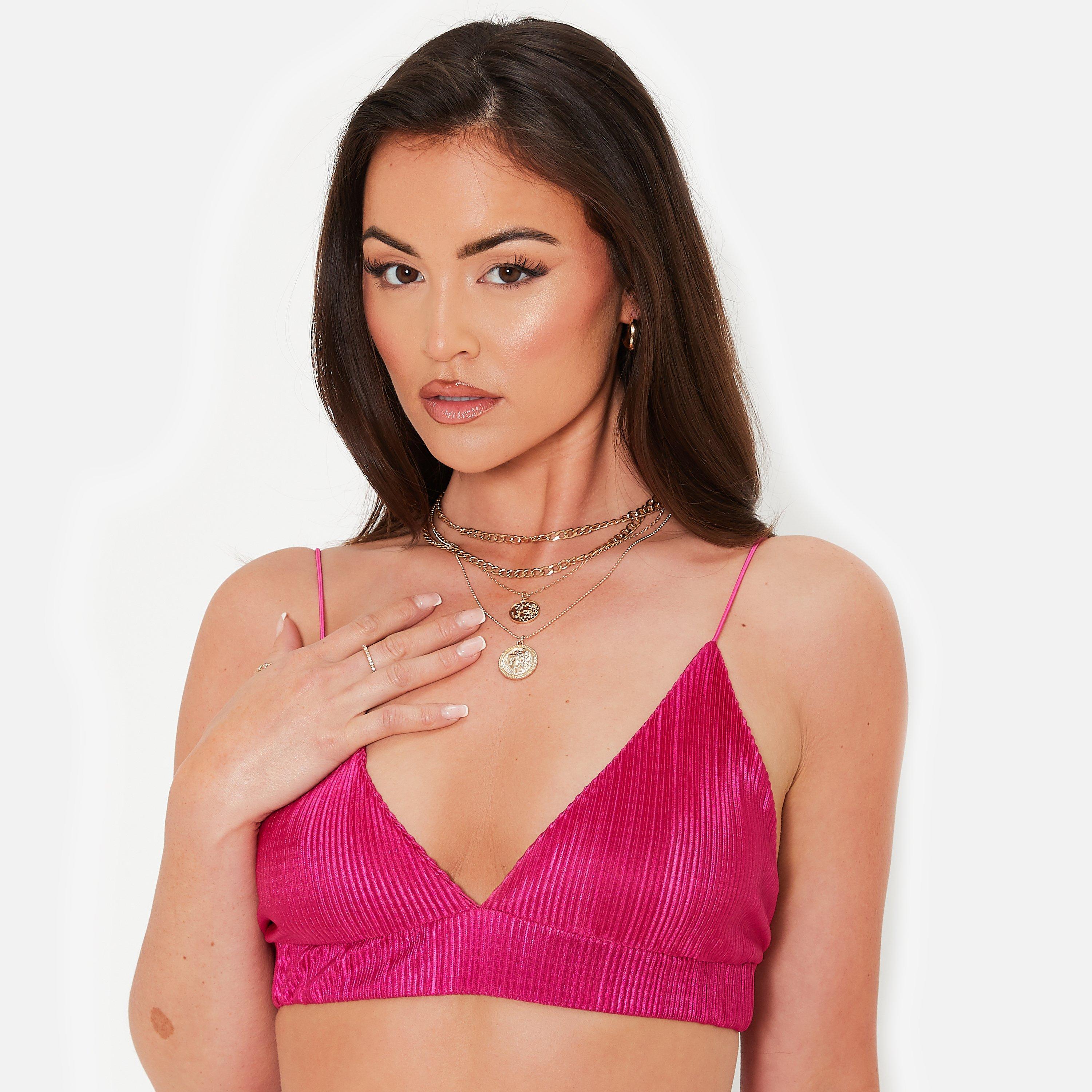 HEIßROSA - I Saw It First - Plisse Triangle Bralet - 3