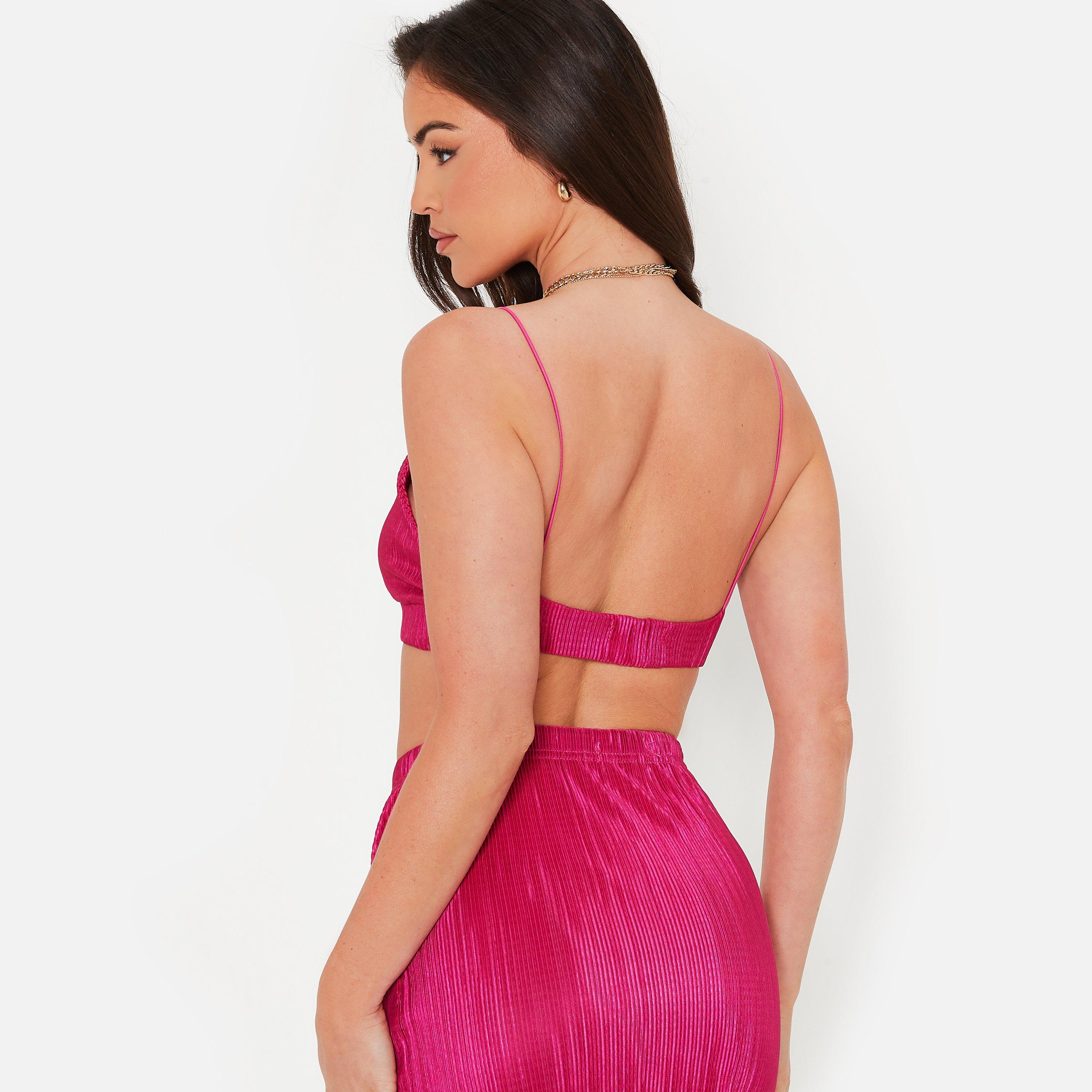 HEIßROSA - I Saw It First - Plisse Triangle Bralet - 5