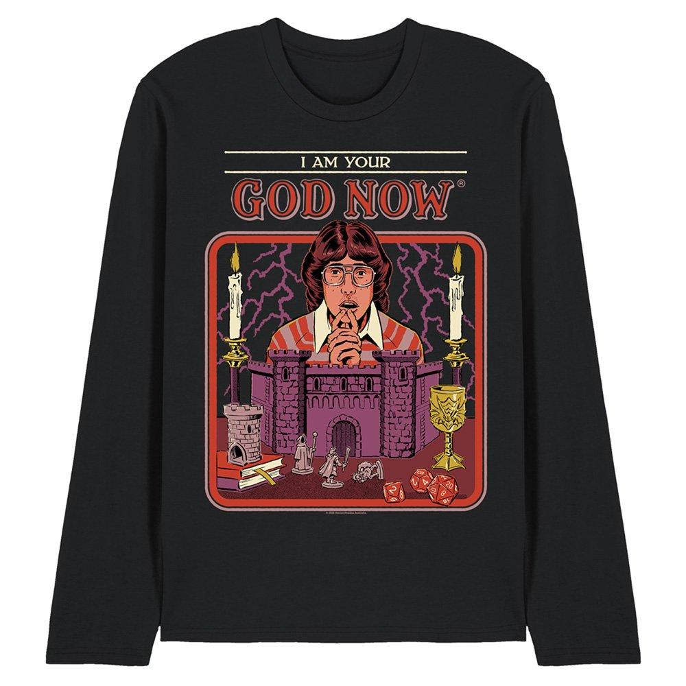 Black - Steven Rhodes - Steven Rhodes I Am Your God Now Long Sleeve T-Shir - 1