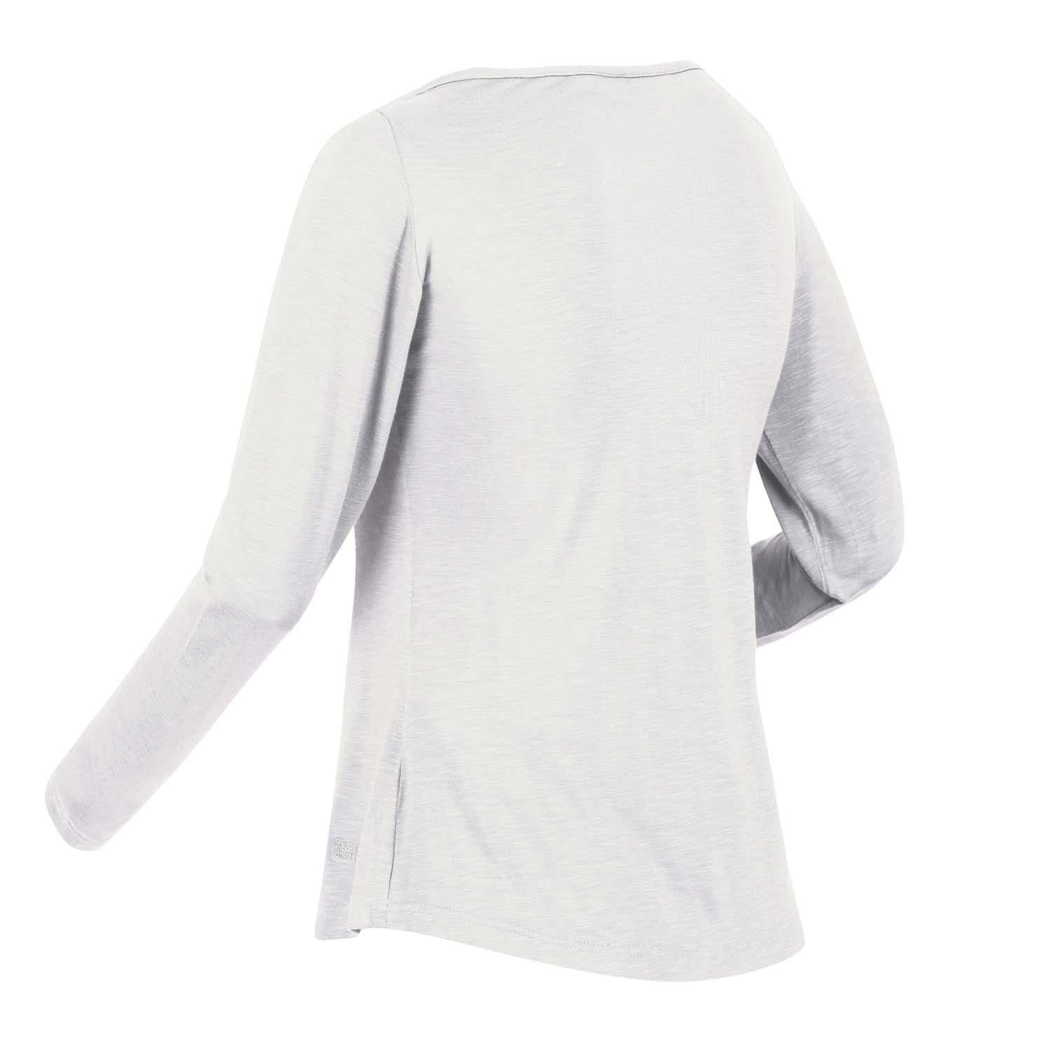 White - Regatta - Lakeisha Boat Neck Long Sleeve Top - 2