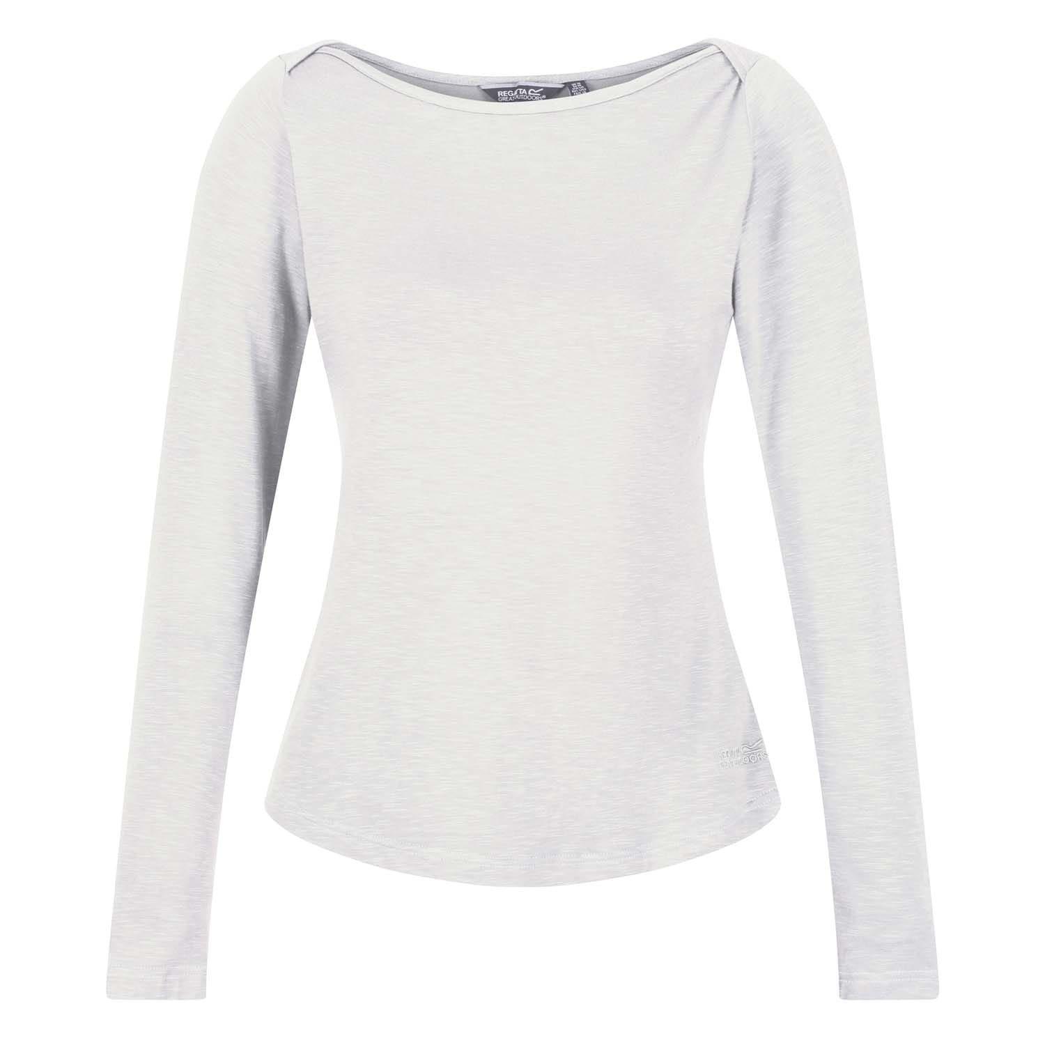 White - Regatta - Lakeisha Boat Neck Long Sleeve Top - 3
