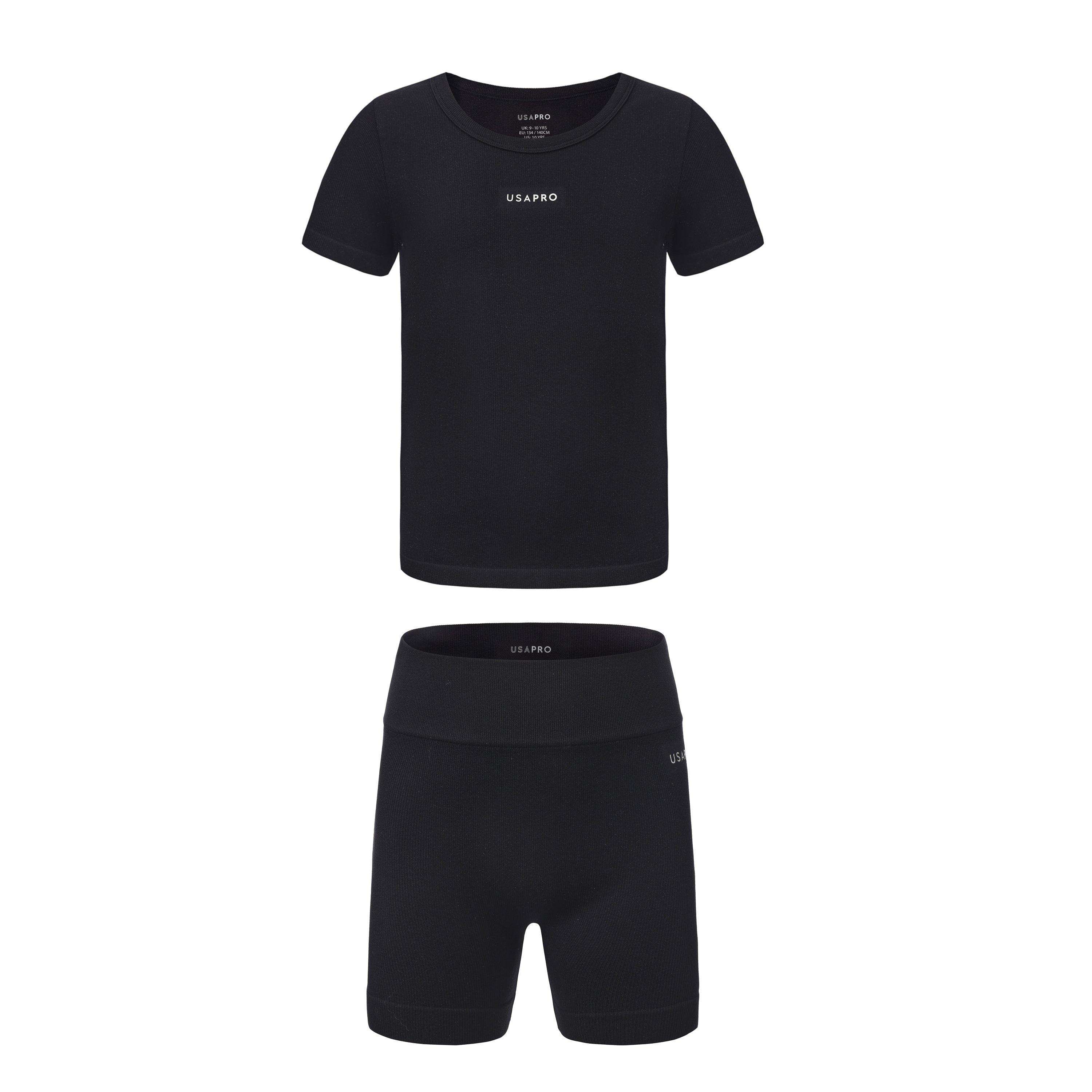 Black - USA Pro - Seamless Set Juniors - 1