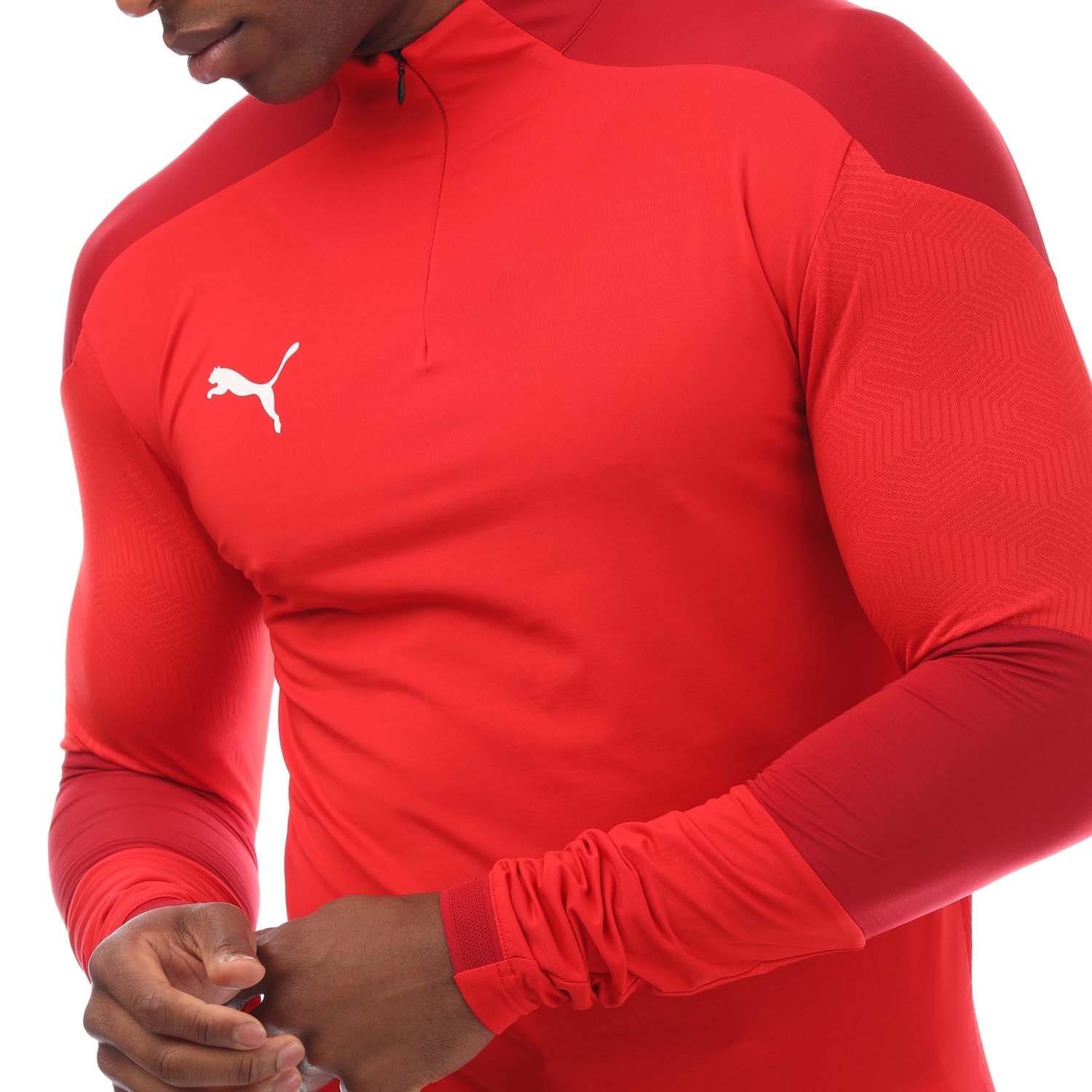Red - Puma - Final Training quarter Zip Top - 2
