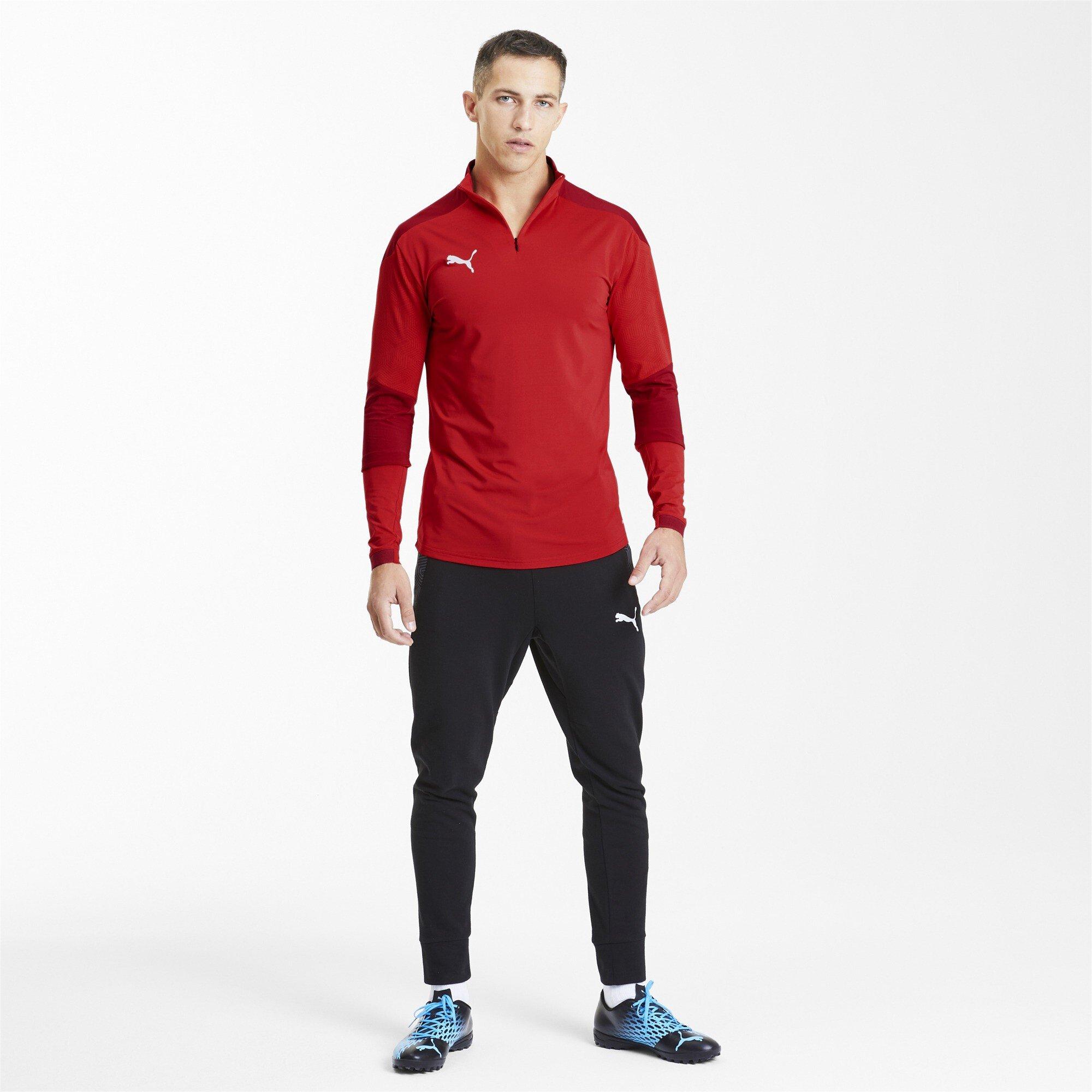 Red - Puma - Final Training 1/4 Zip Top - 5
