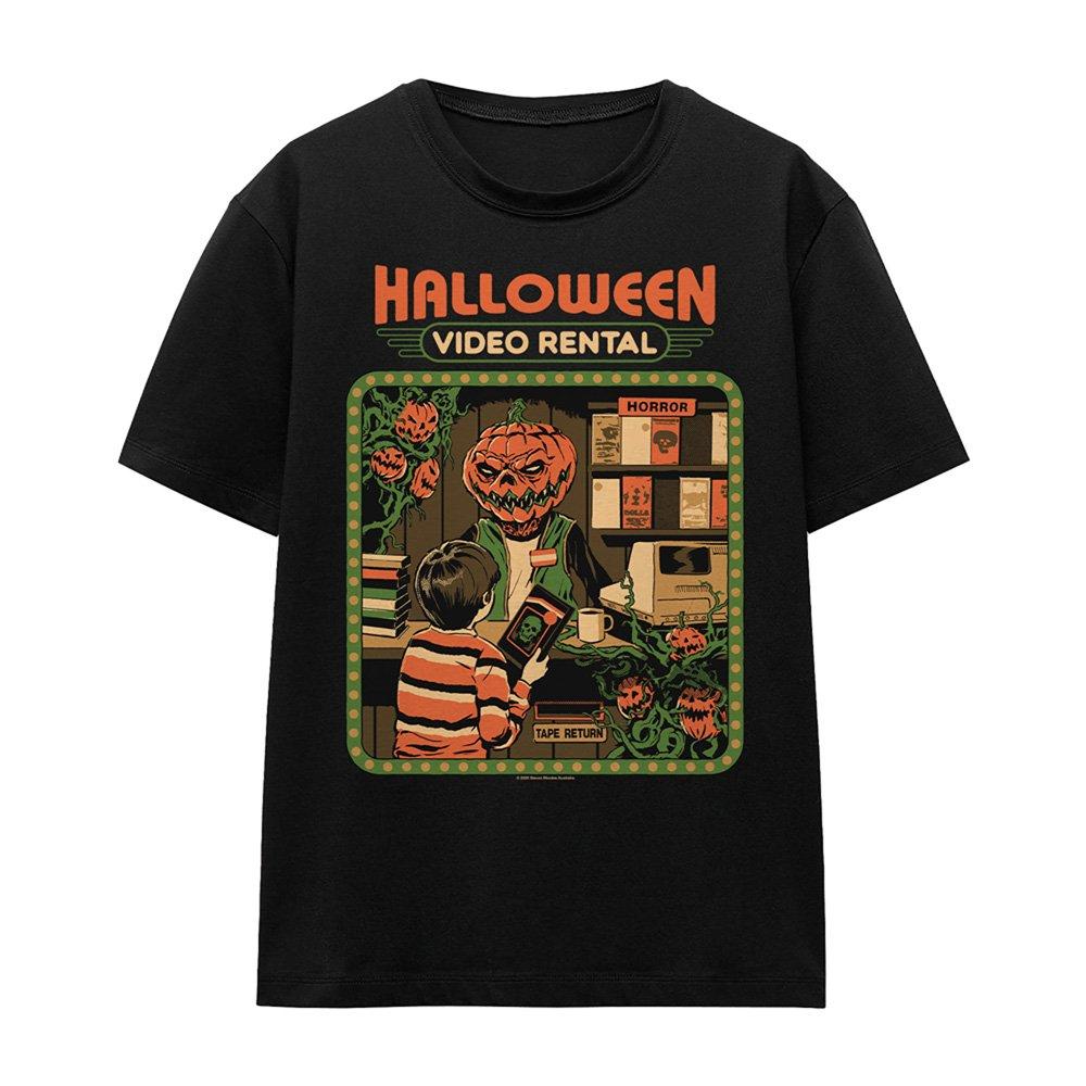 Black - Steven Rhodes - Steven Rhodes Video Rentals T Shirt Black - 4