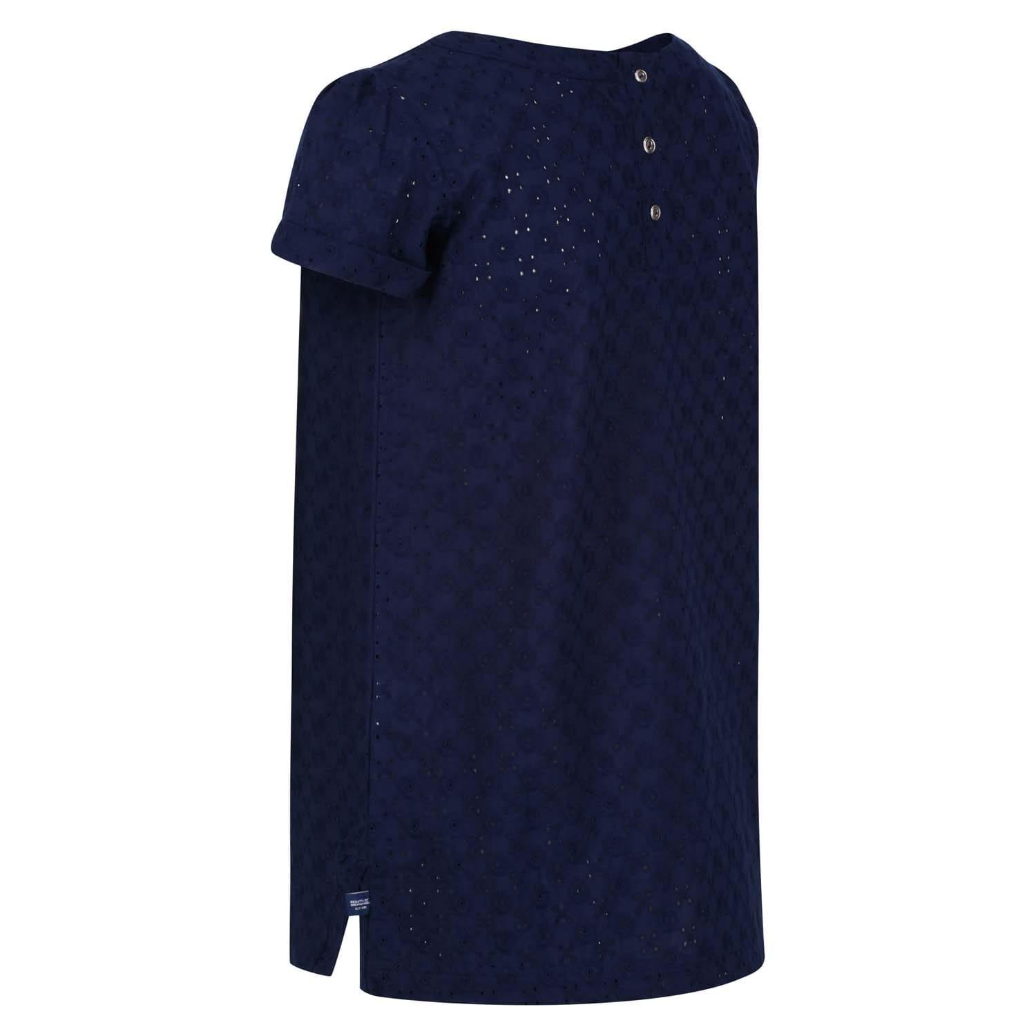 Navy - Regatta - Jaelynn Coolweave T-Shirt - 2