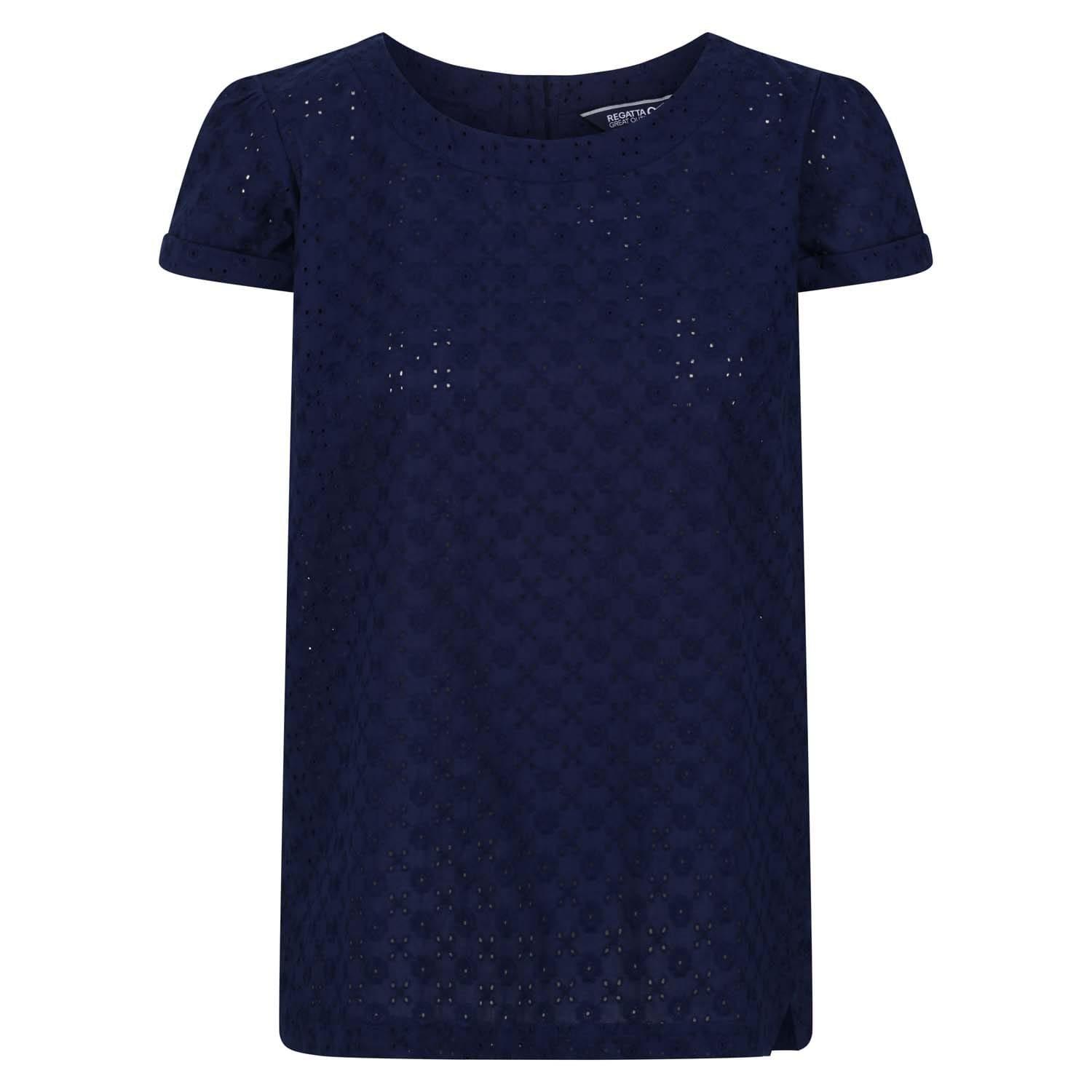 Navy - Regatta - Jaelynn Coolweave T-Shirt - 3