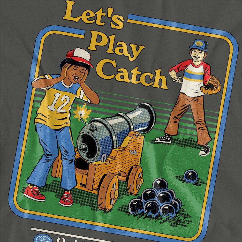 Charcoal - Steven Rhodes - Steven Rhodes LetS Play Catch T Shirt Charcoal - 2