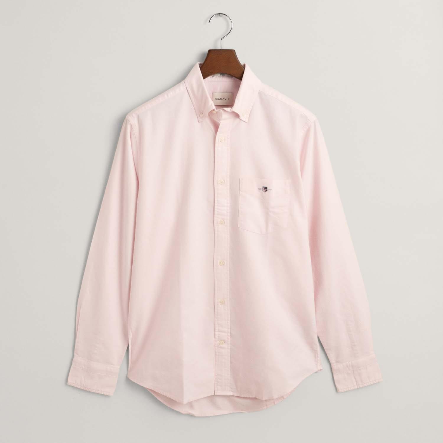 Pink - Gant - Regular Oxford A.Shield Shirt - 1
