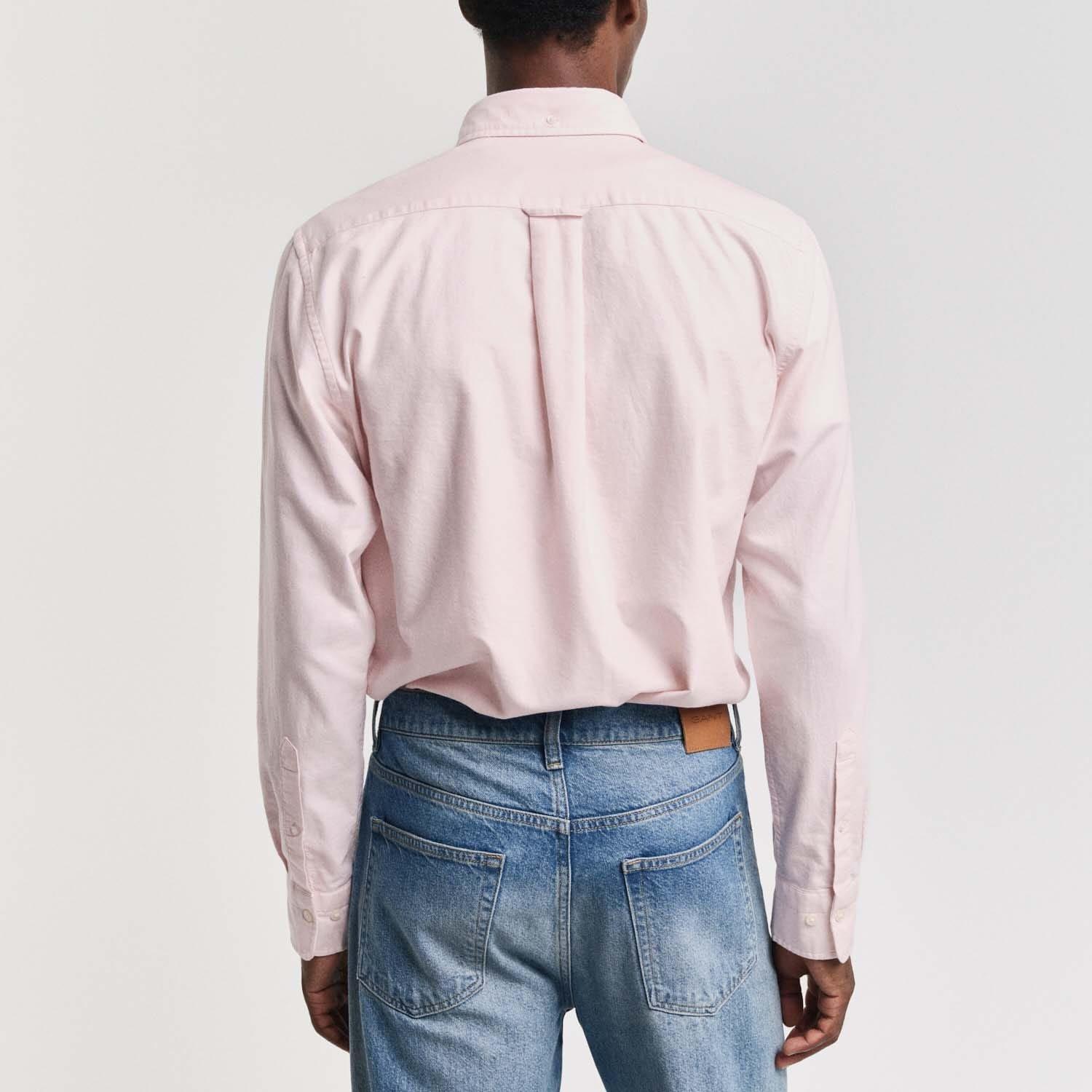 Pink - Gant - Regular Oxford A.Shield Shirt - 3