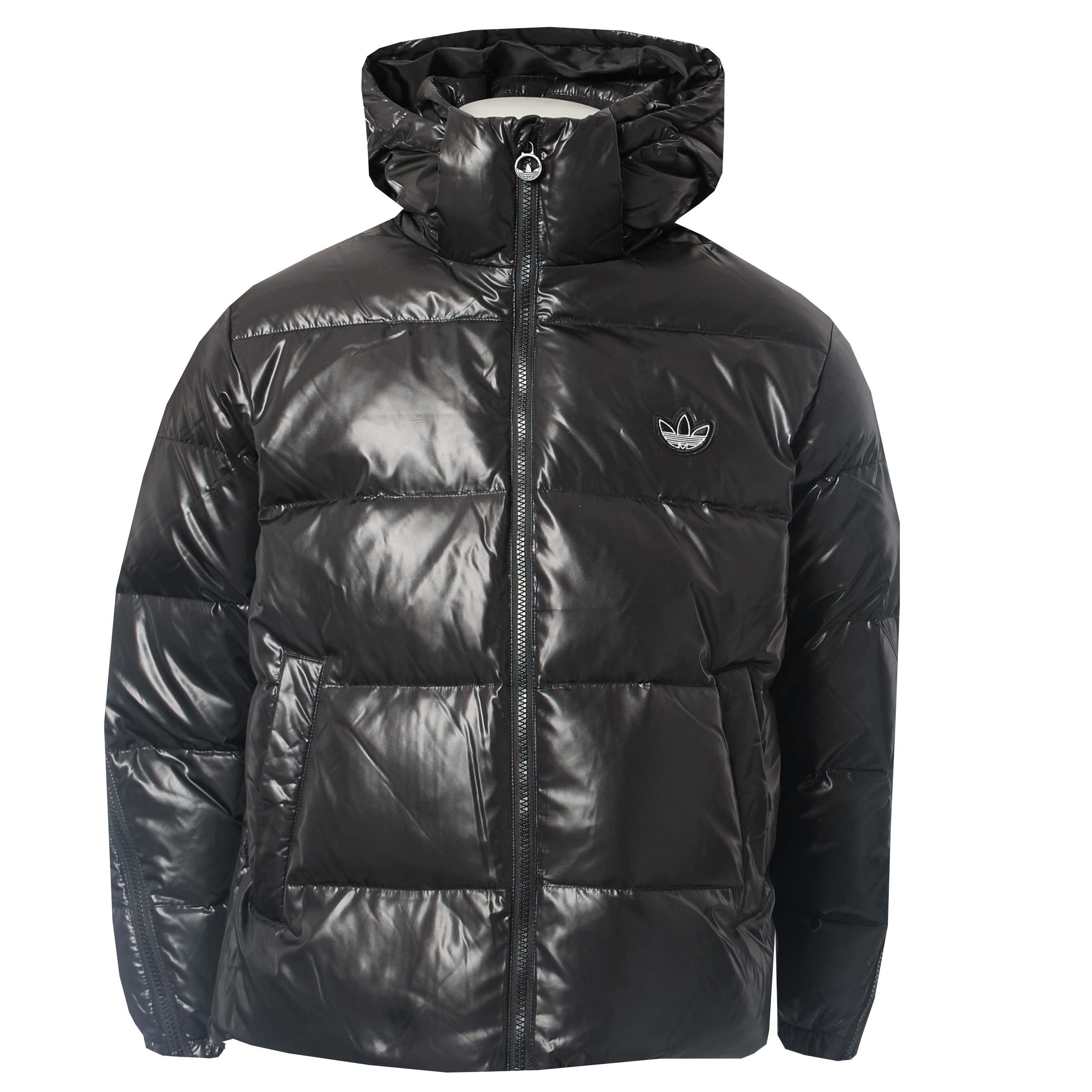 archive grunge hood down jacket black archive adidas grunge down