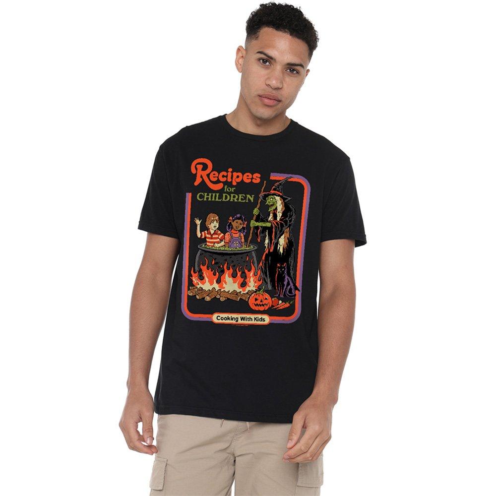 Black - Steven Rhodes - Steven Rhodes Recipes For Children T-Shirt Black - 1