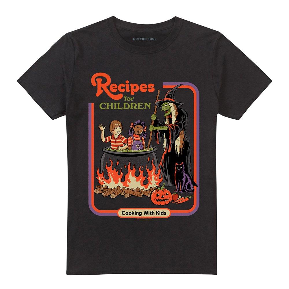 Black - Steven Rhodes - Steven Rhodes Recipes For Children T-Shirt Black - 4