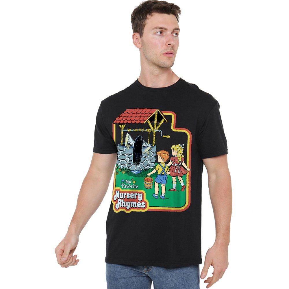 Black - Steven Rhodes - Steven Rhodes Nursery Rhymes T-Shirt Black - 1