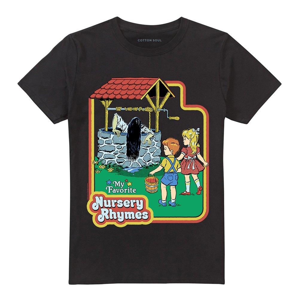 Black - Steven Rhodes - Steven Rhodes Nursery Rhymes T-Shirt Black - 4