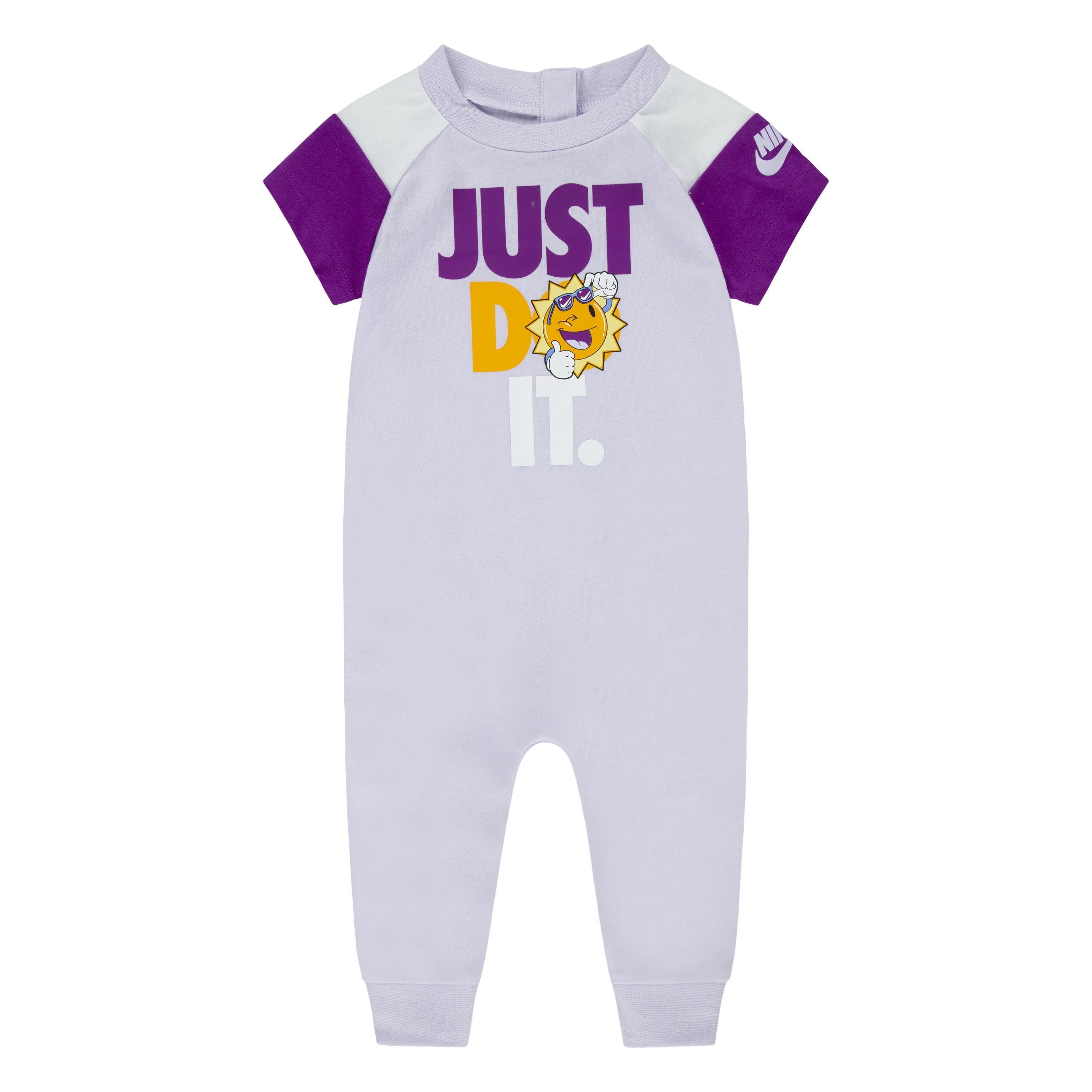 Nike  Newborn Kids' Coverall Jumpsuit - Grape - 18M