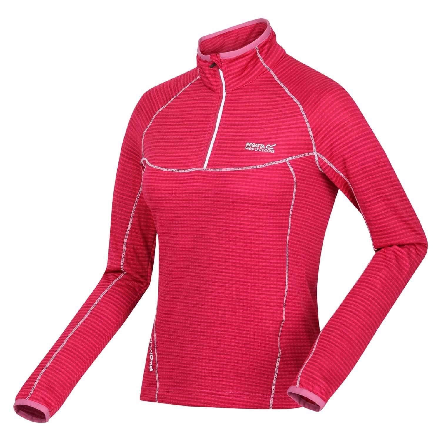 Pink - Regatta - Yonder Half-Zip Top - 1