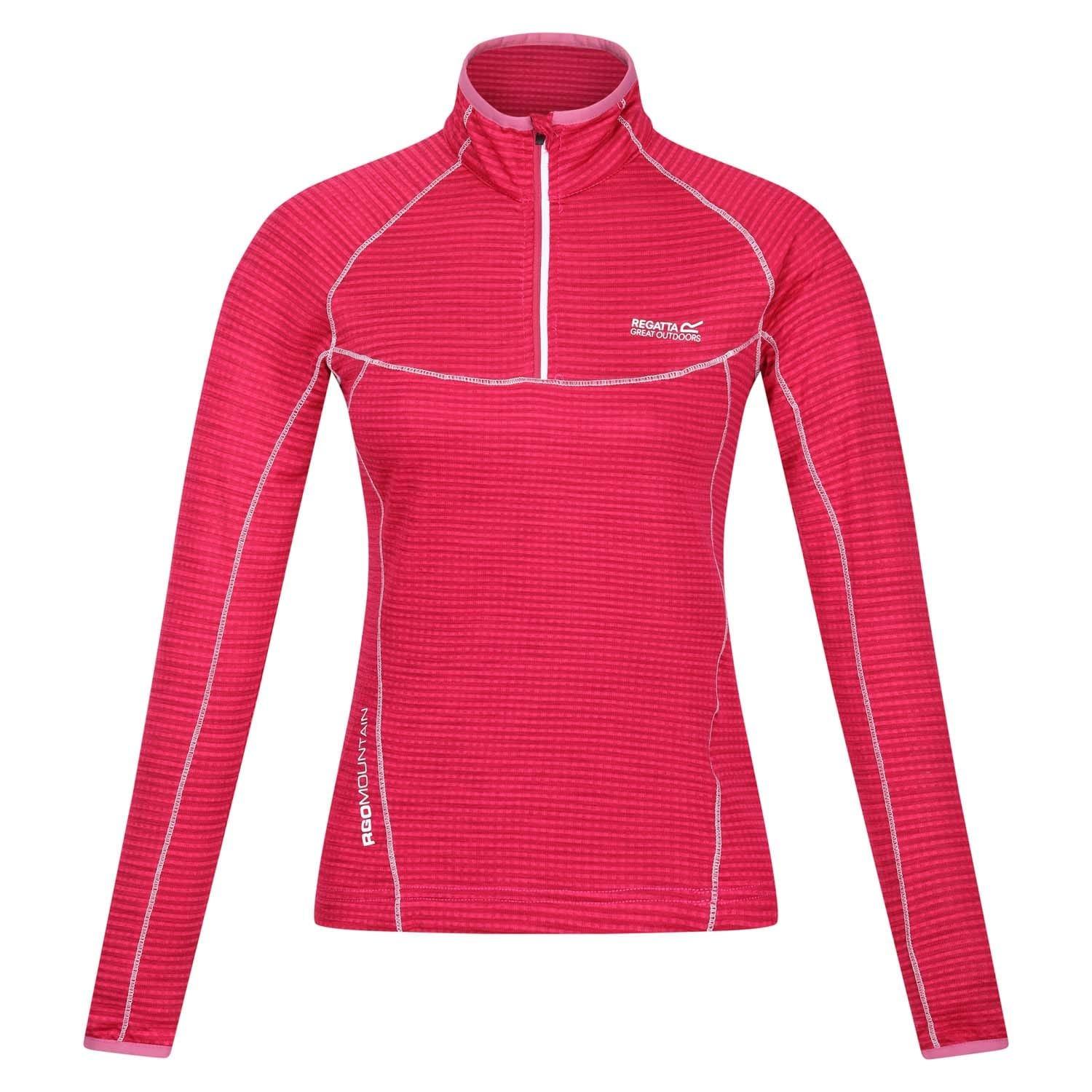 Pink - Regatta - Yonder Half-Zip Top - 3