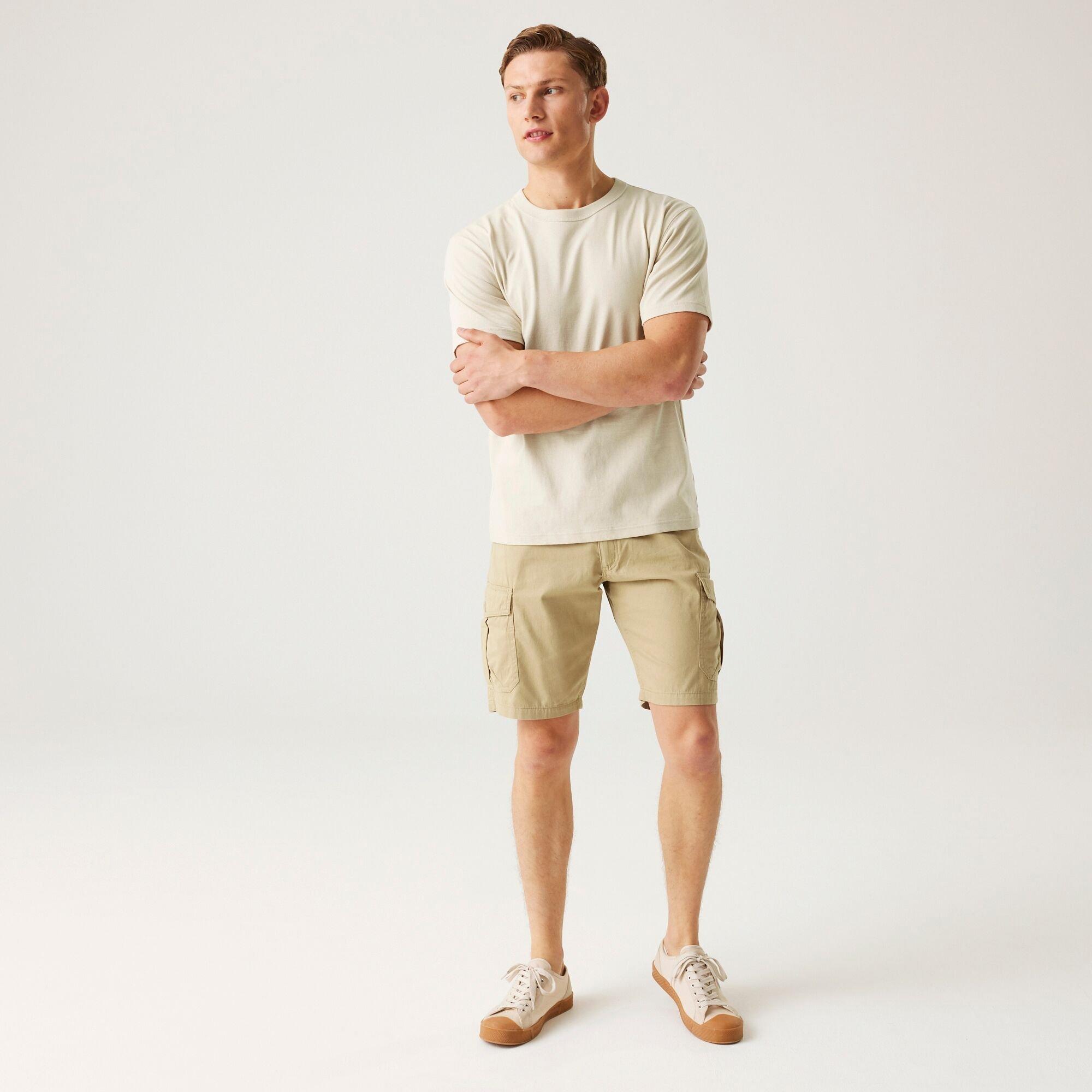 Oat - Regatta - Men's Ruwan Cotton Walking Shorts - 3