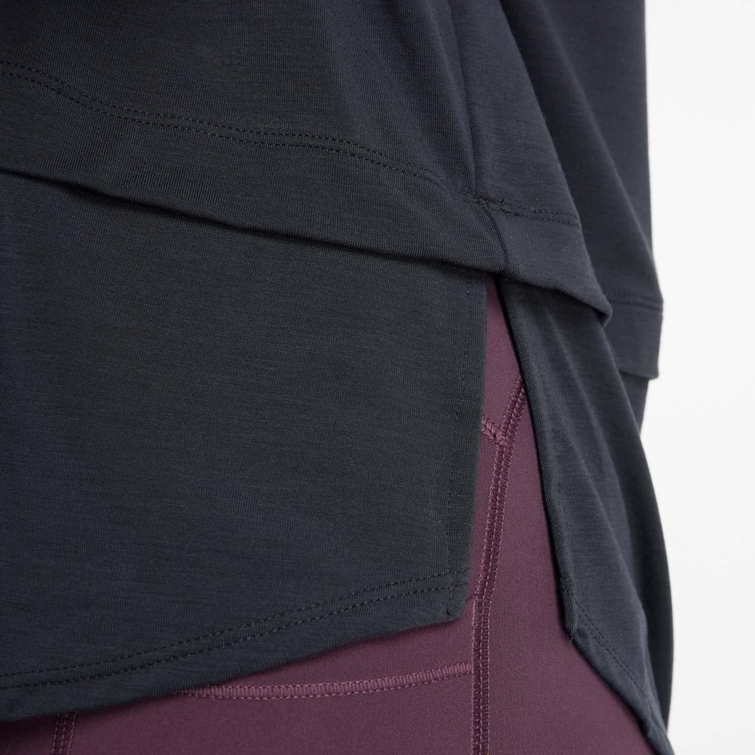 Black - New Balance - Drapey Jersey Oversized T-Shirt - 5