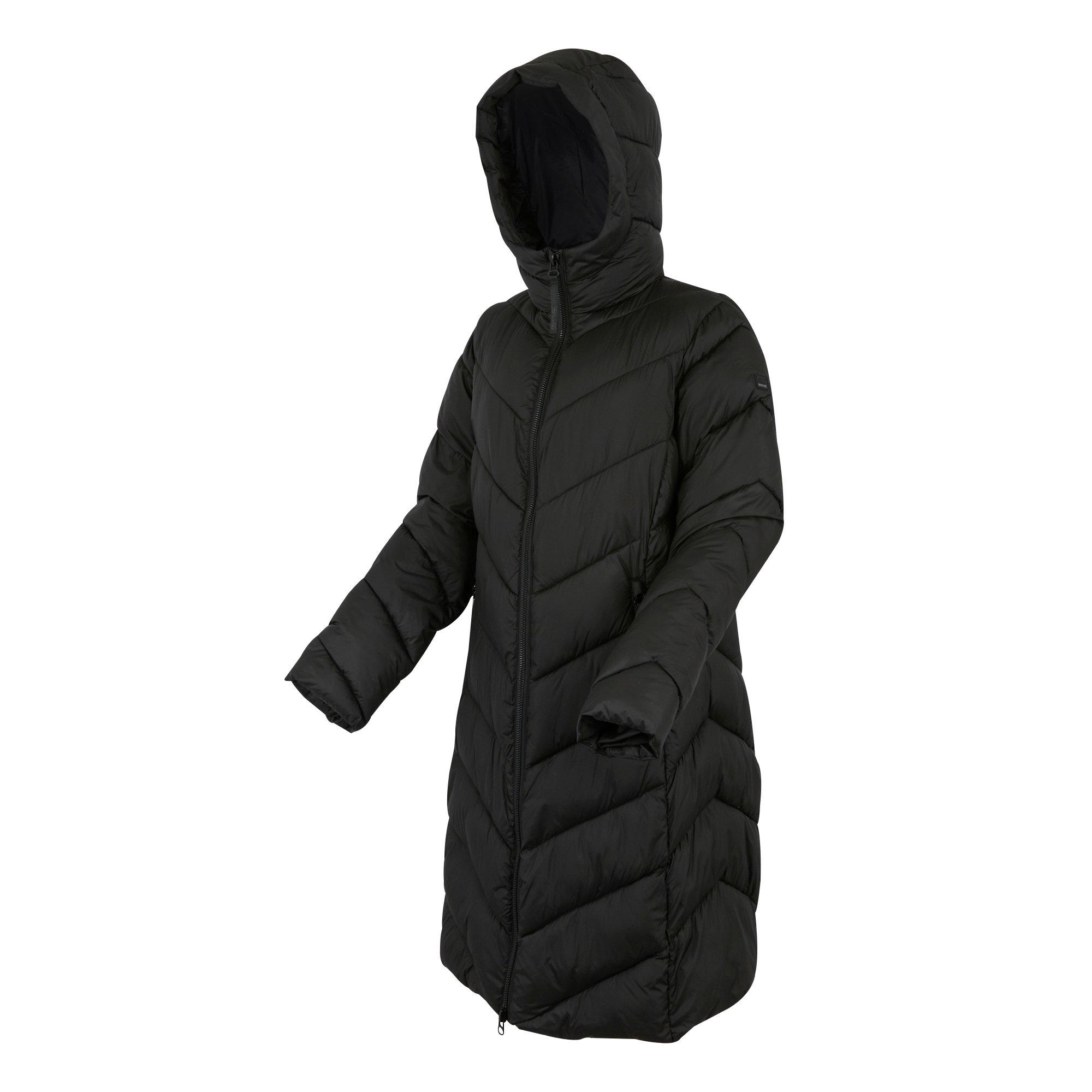 Black - Regatta - Women's Anita Full-Zip Water-Repellent Quilted Jacket - 12