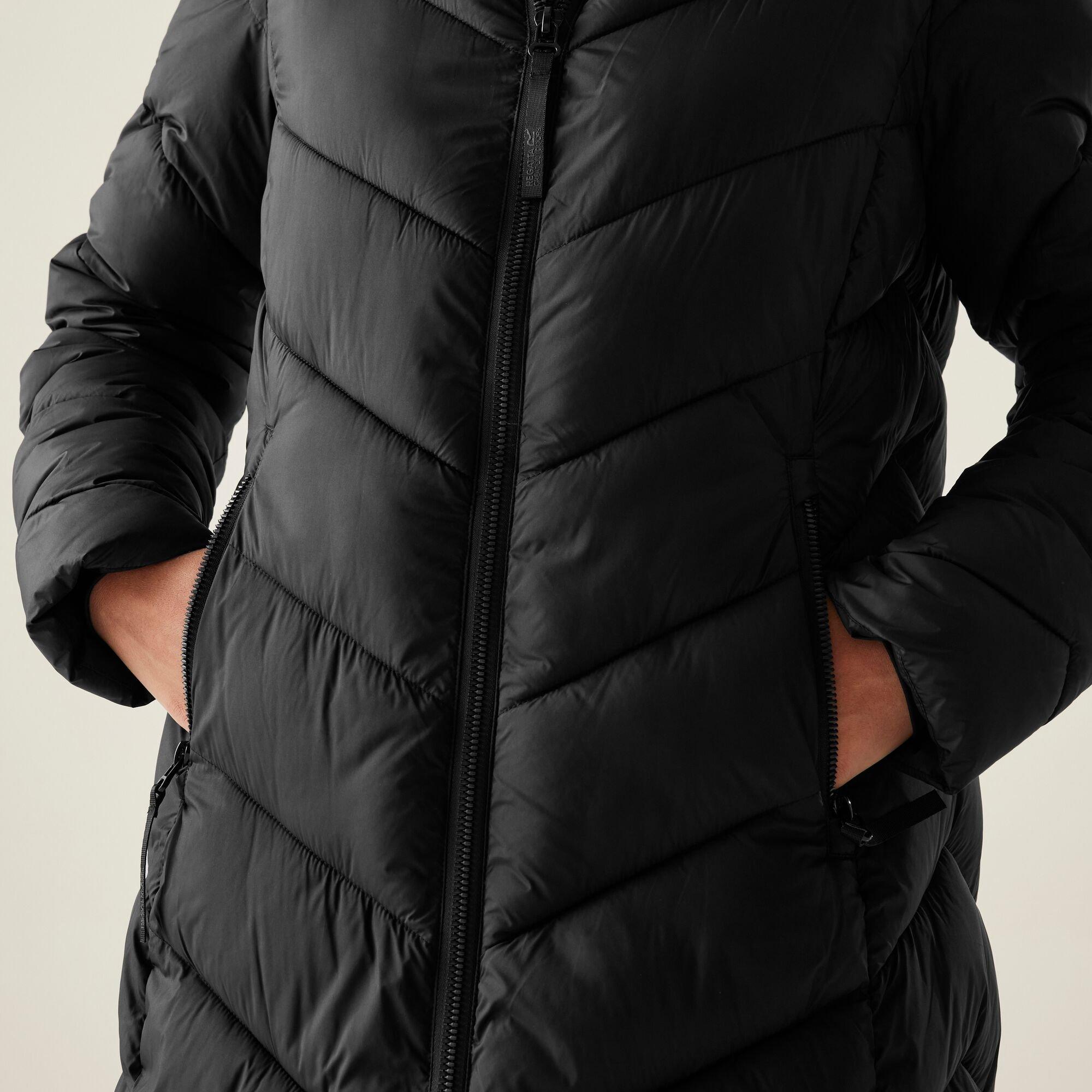 Black - Regatta - Women's Anita Full-Zip Water-Repellent Quilted Jacket - 5