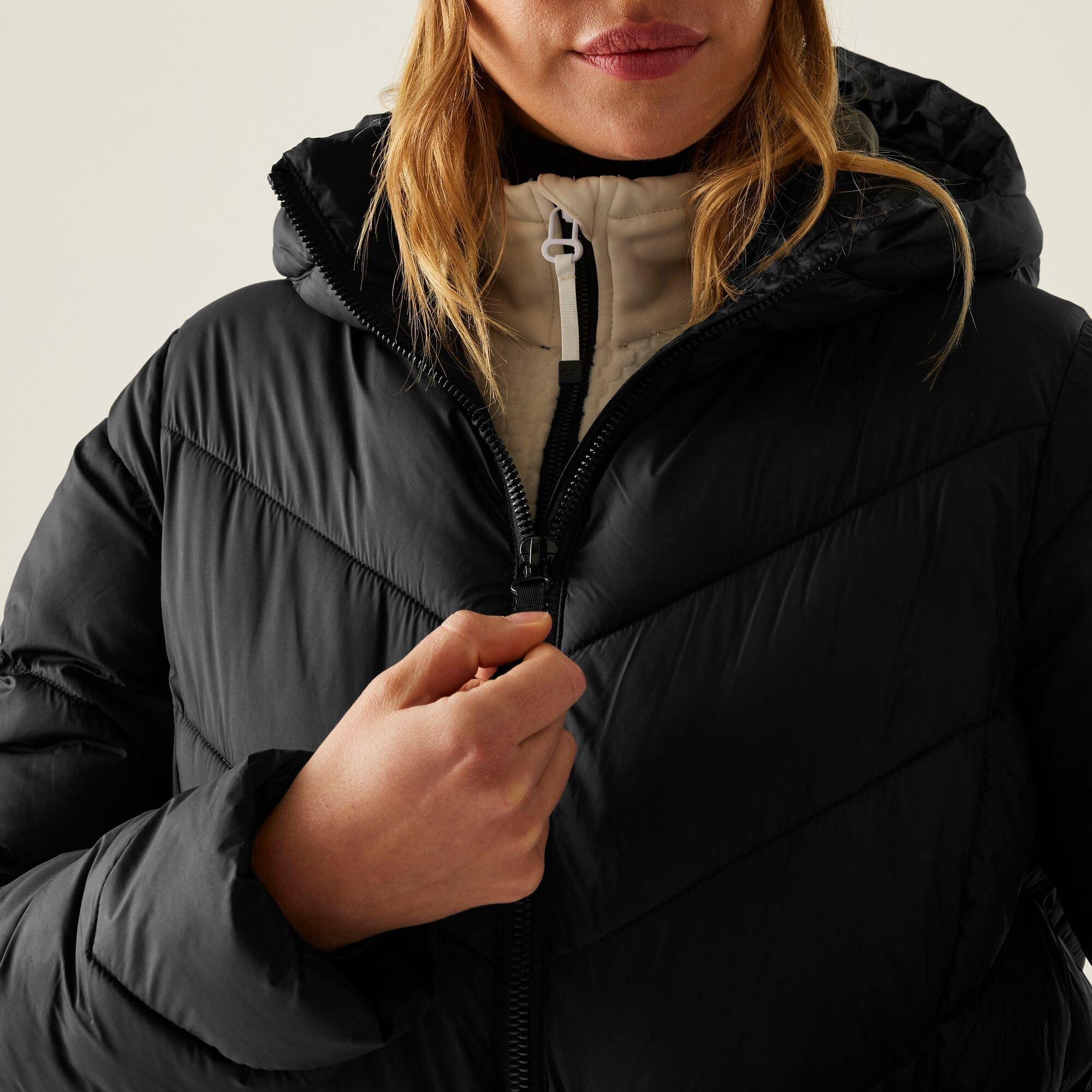 Black - Regatta - Women's Anita Full-Zip Water-Repellent Quilted Jacket - 6