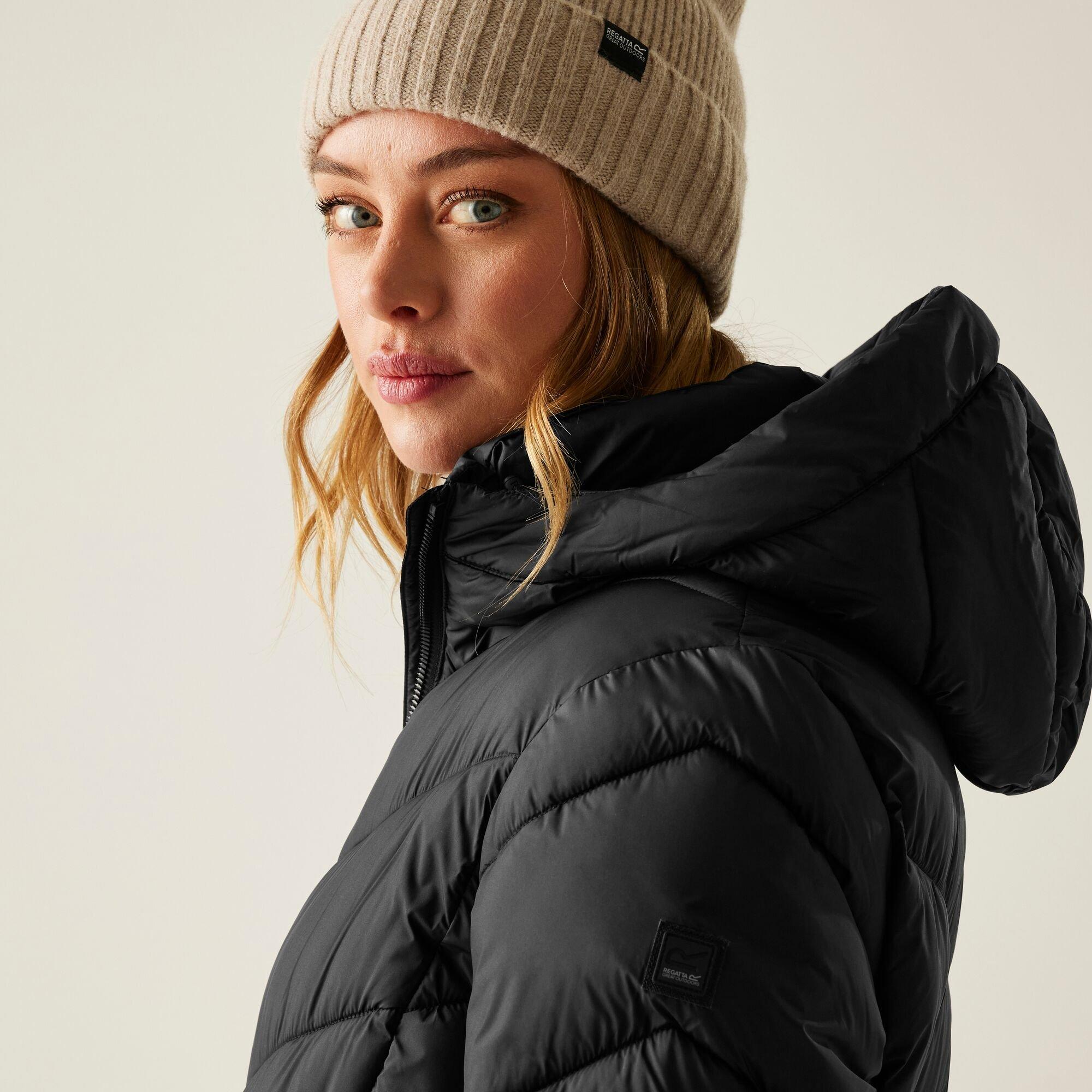 Black - Regatta - Women's Anita Full-Zip Water-Repellent Quilted Jacket - 7