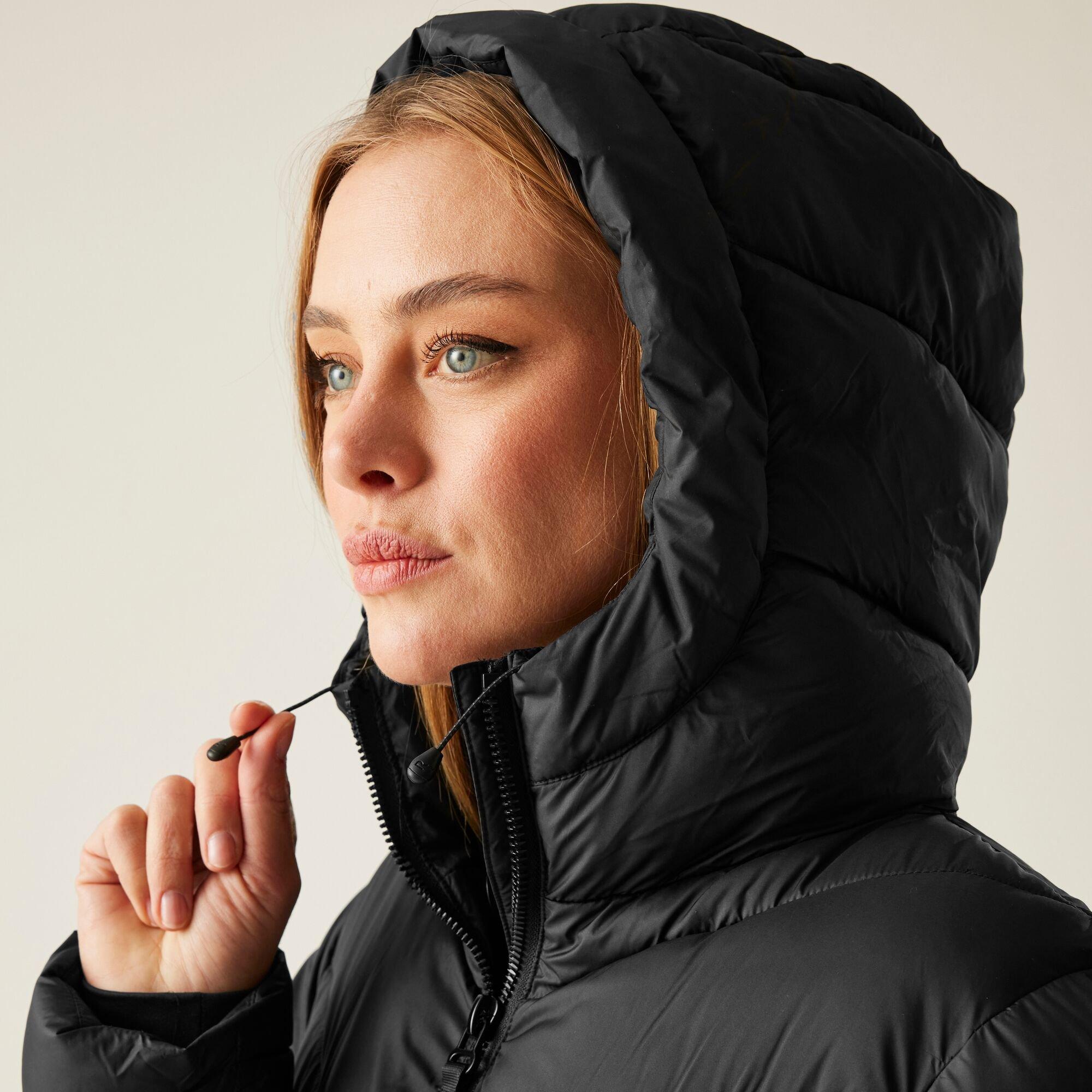 Black - Regatta - Women's Anita Full-Zip Water-Repellent Quilted Jacket - 8