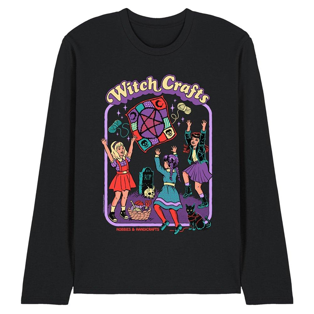 Black - Steven Rhodes - Steven Rhodes Witch Crafts Long Sleeve T-Shirt Bl - 1