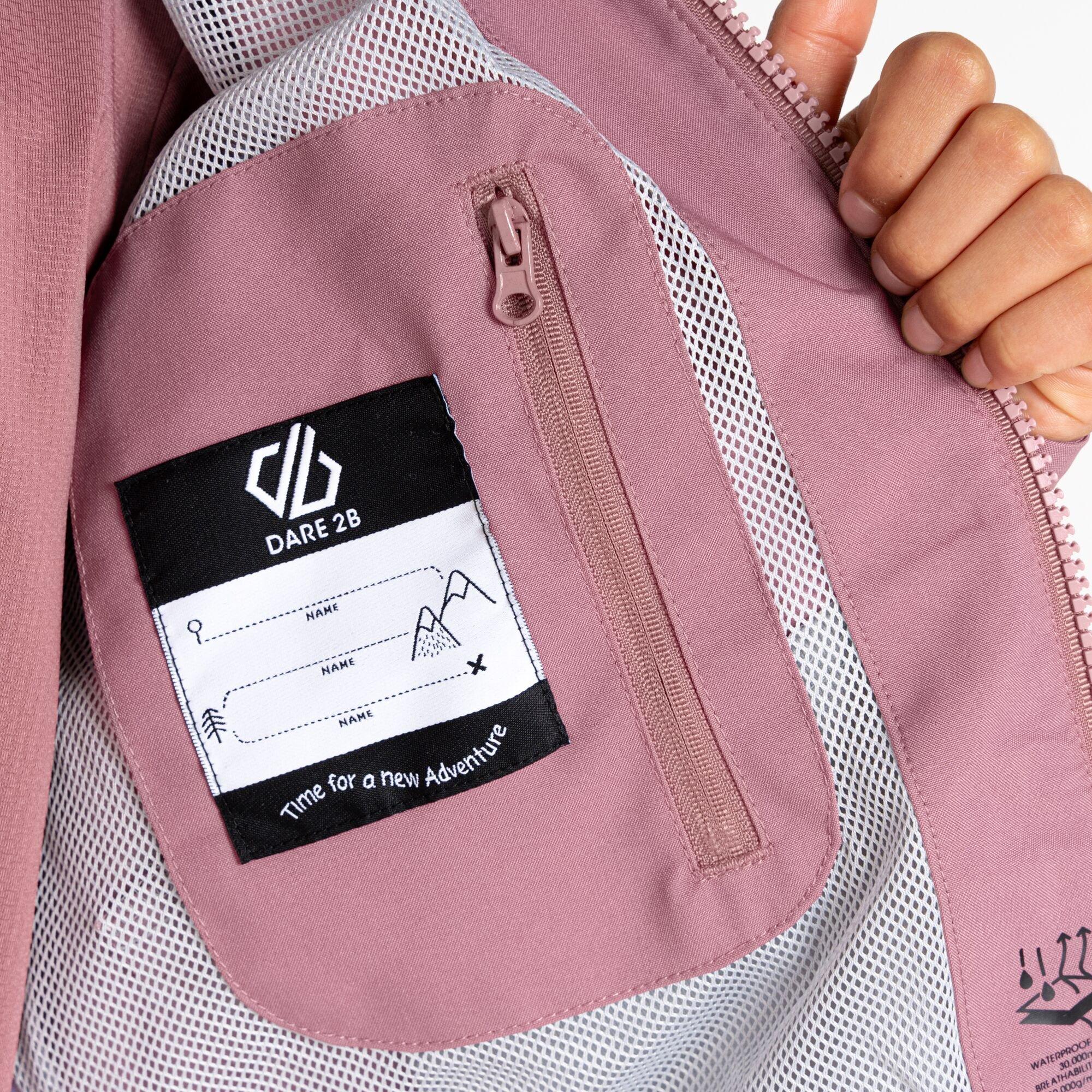 Deep Plum/Mauve - Dare 2b - Unisex Kids' Explore II Waterproof Jacket - 4