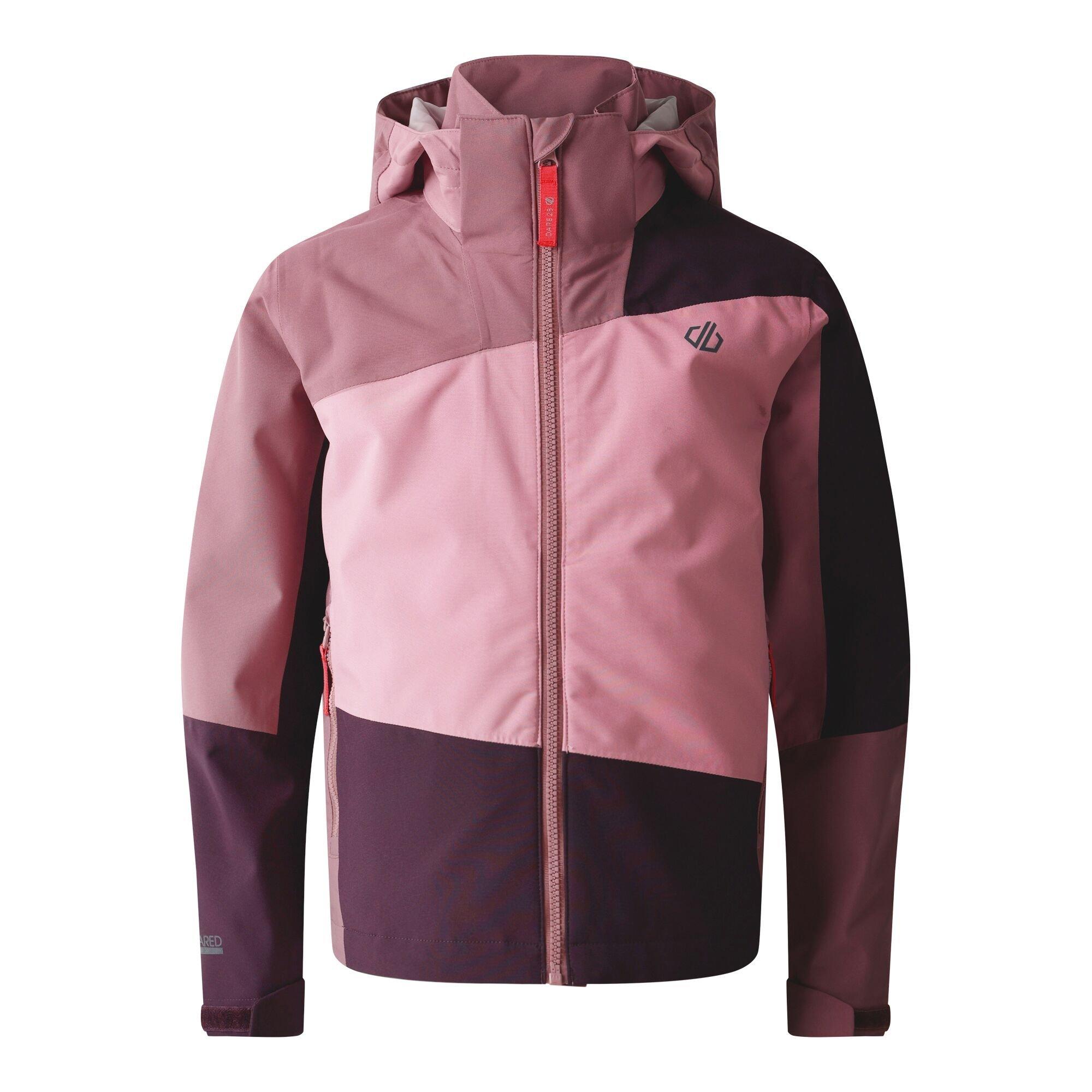 Deep Plum/Mauve - Dare 2b - Unisex Kids' Explore II Waterproof Jacket - 7