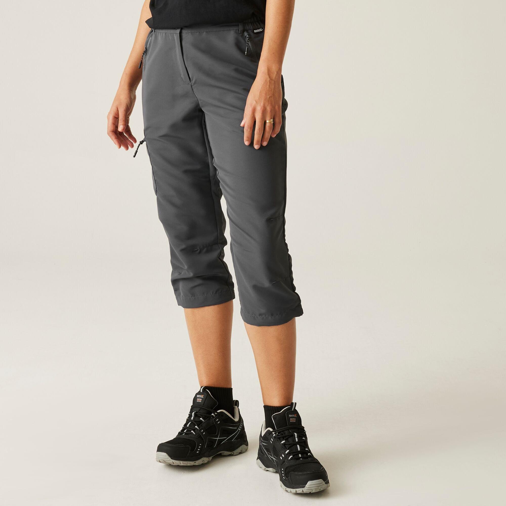 Seal Grey - Regatta - Women's Chaska Walking Shorts - 1