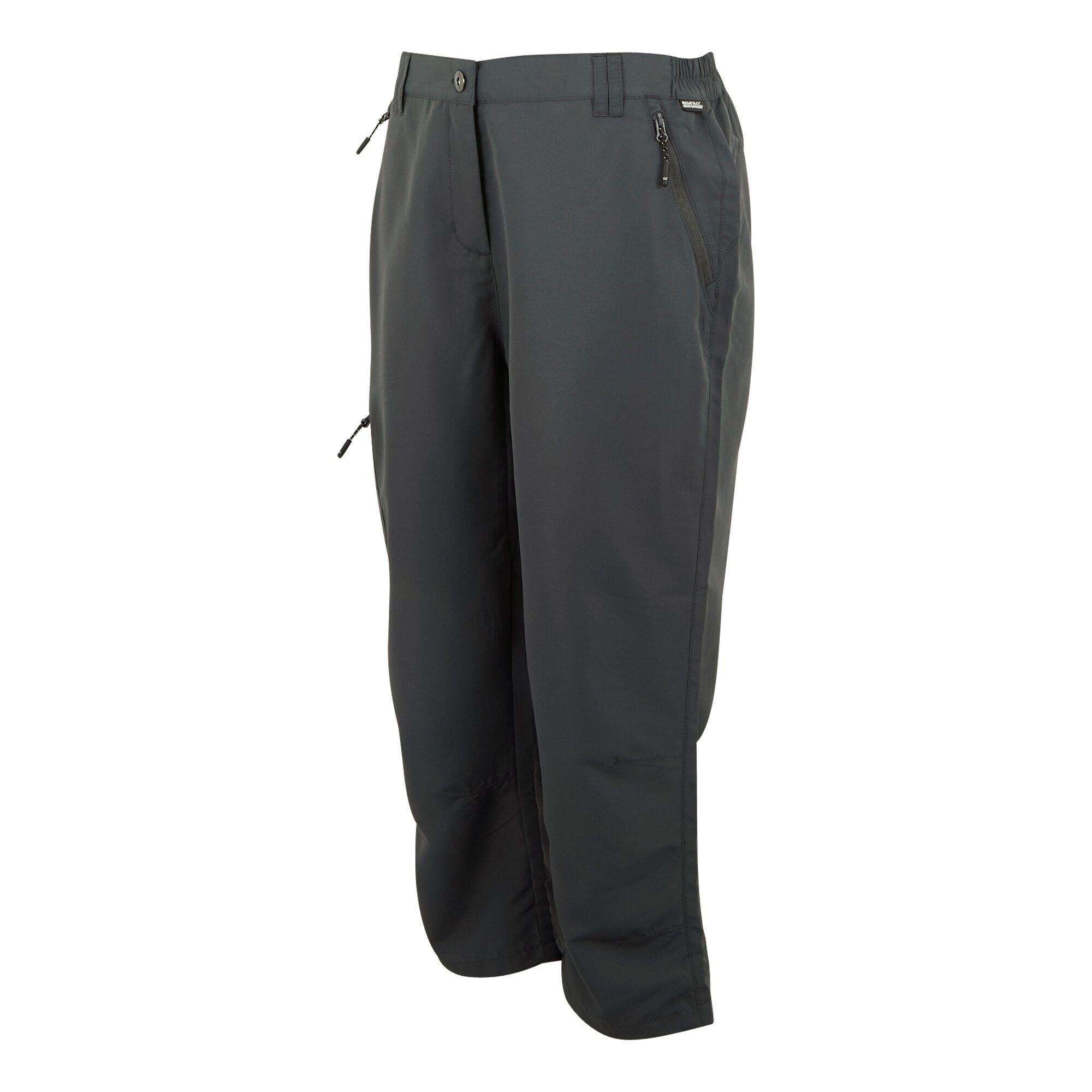 Seal Grey - Regatta - Womens Chaska lII Water-Repllent Trousers - 9