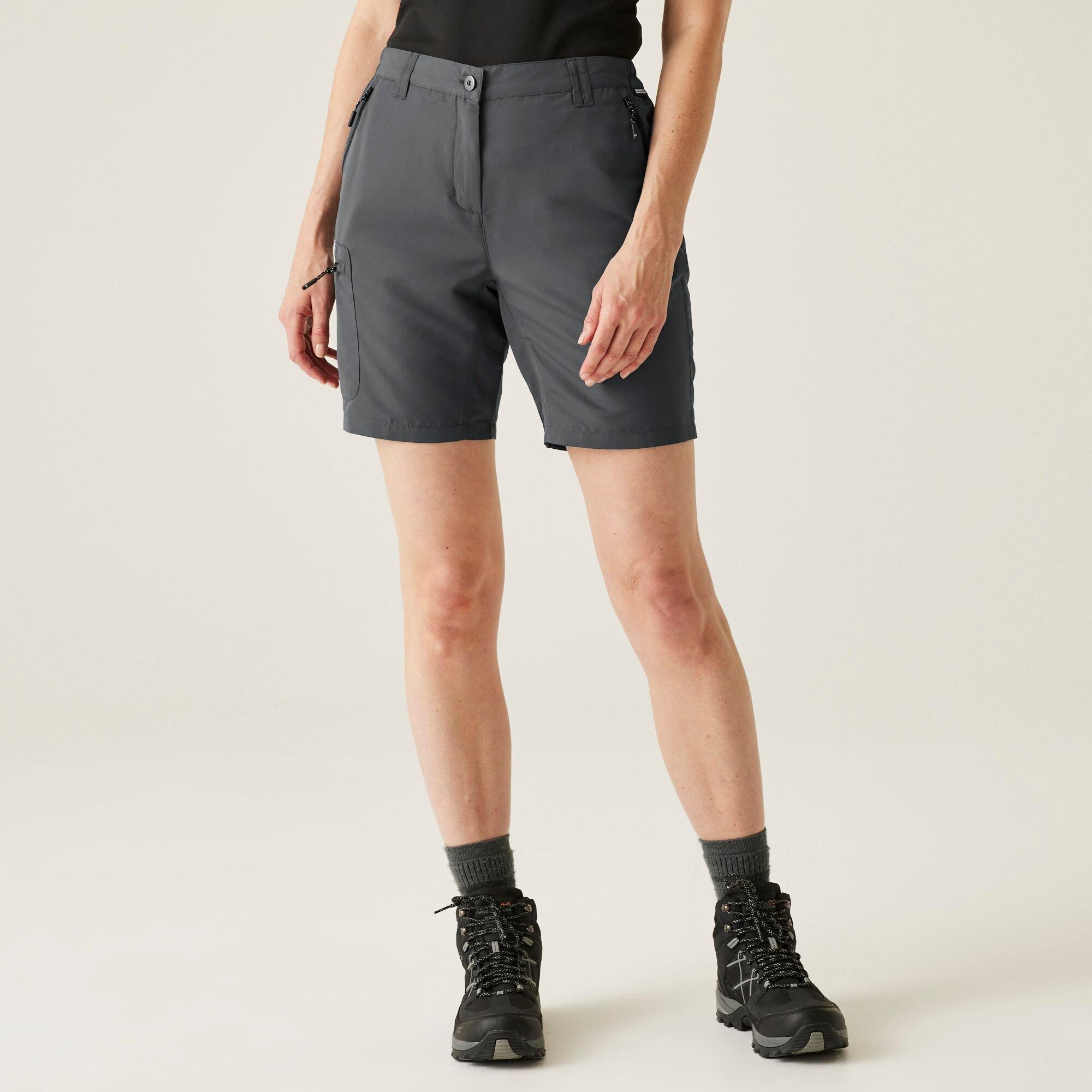 Regatta Women's Chaska Iii Walking Shorts - Seal Grey - 8