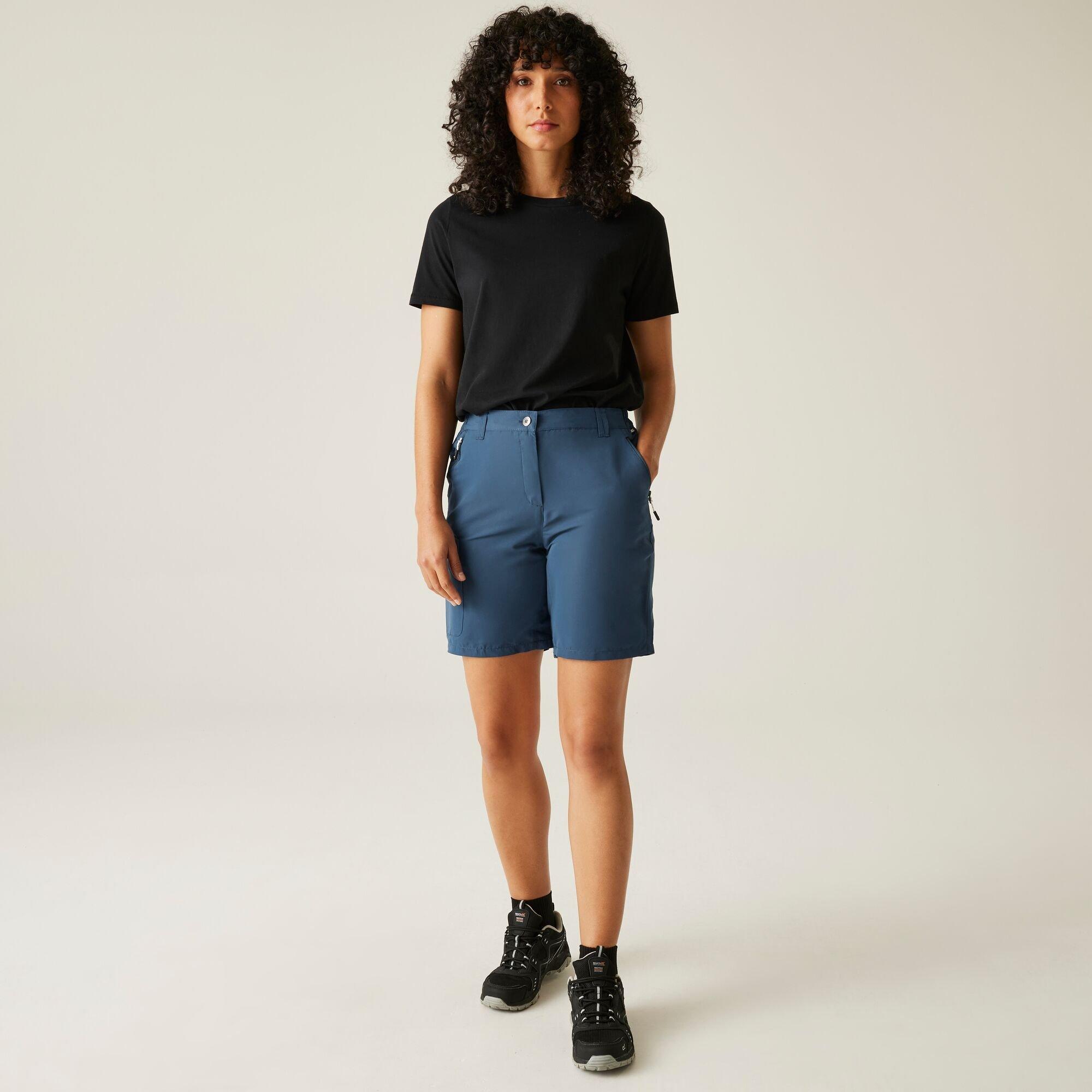 Dark Denim - Regatta - Women's Chaska III Walking Shorts - 3