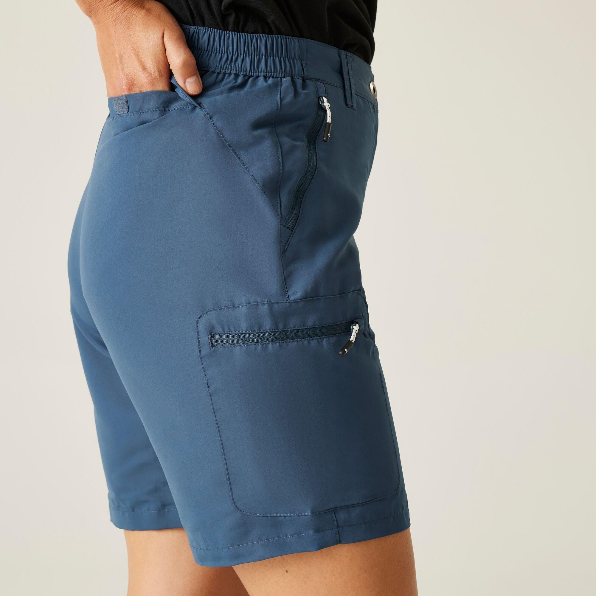 Dark Denim - Regatta - Women's Chaska III Walking Shorts - 4