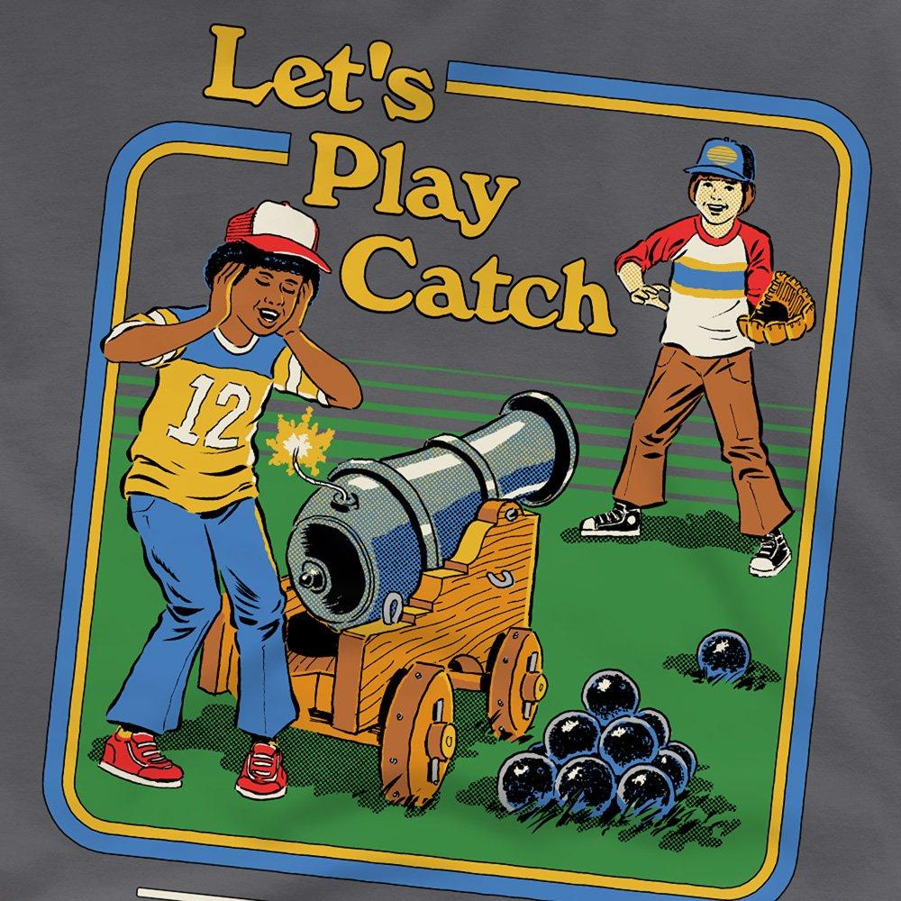 Charcoal - Steven Rhodes - Steven Rhodes LetS Play Catch T-Shirt Charcoal - 2
