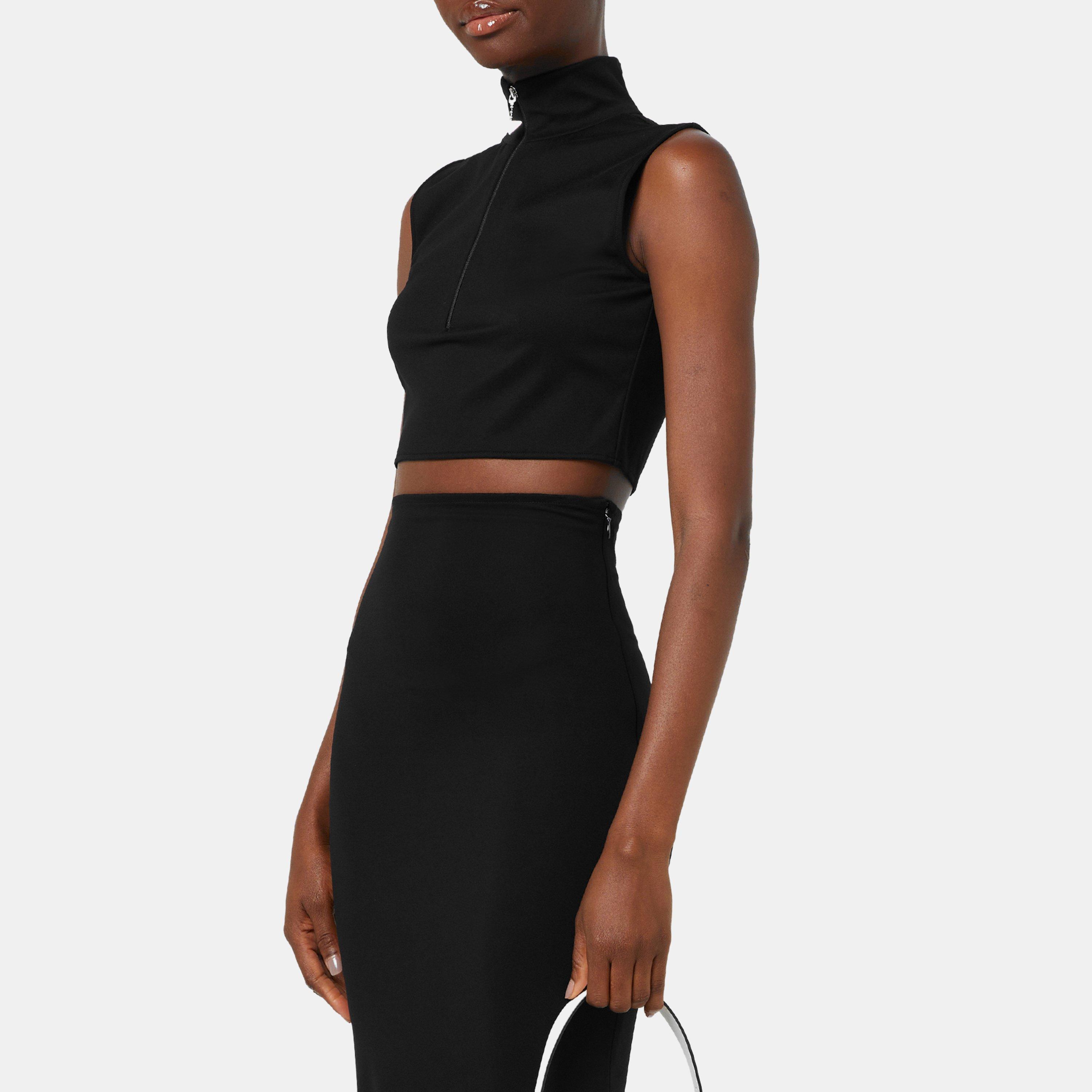 NERO - Prada - High Neck Zip Tank - 3