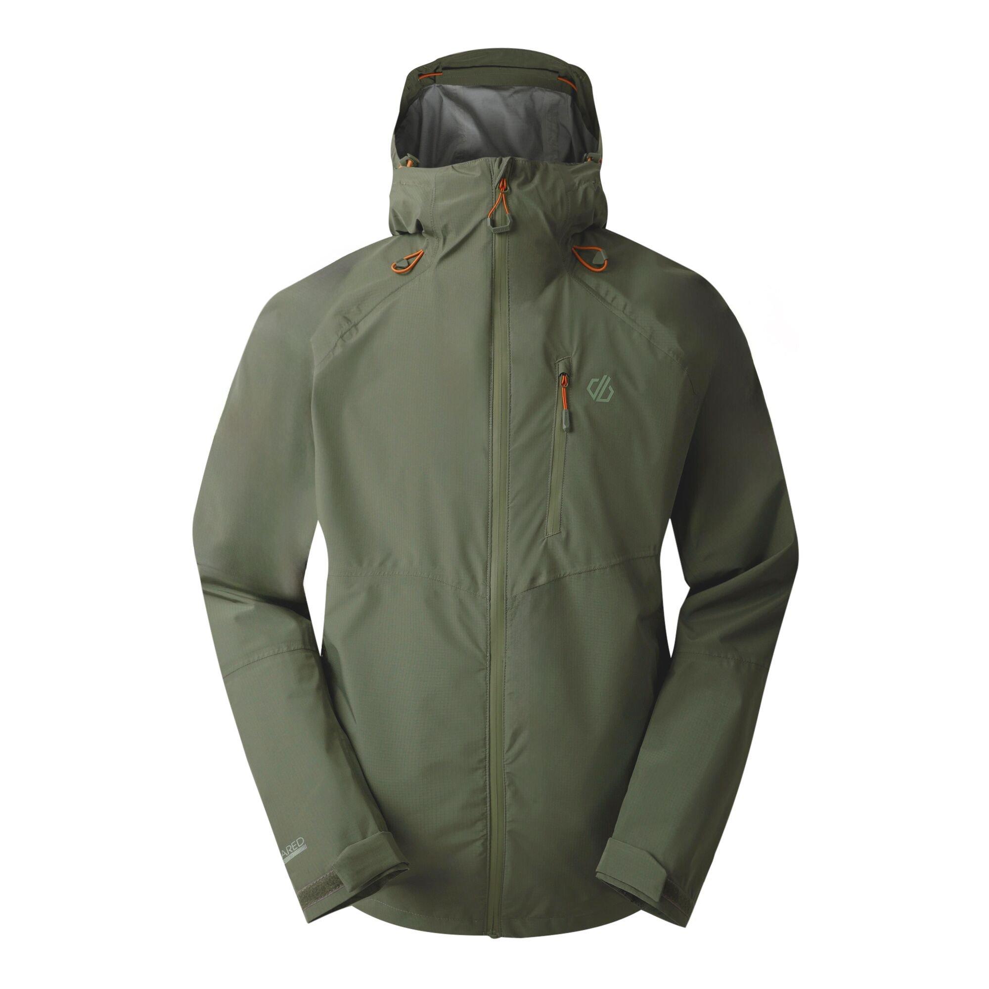 Olivine Green - Dare 2b - Men's Torrek Breathe Out Waterproof Windproof Breathable Packable Jacket - 11