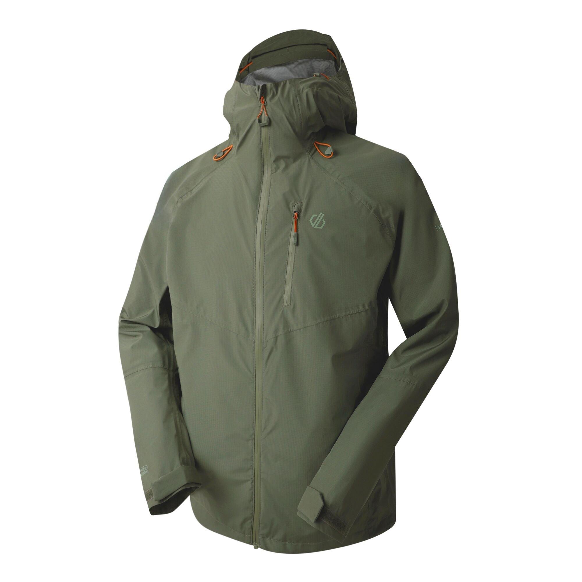 Olivine Green - Dare 2b - Men's Torrek Breathe Out Waterproof Windproof Breathable Packable Jacket - 12
