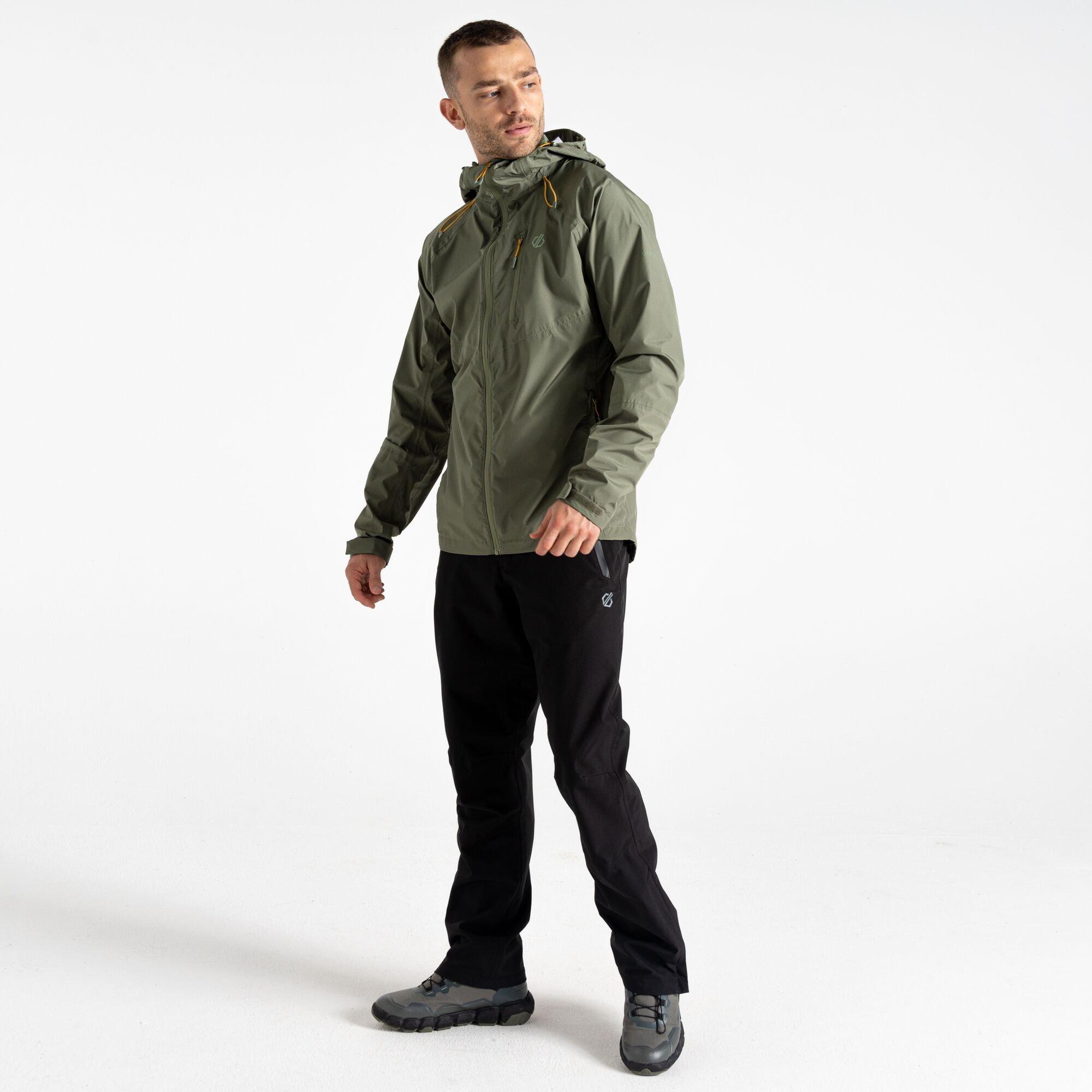 Olivine Green - Dare 2b - Men's Torrek Breathe Out Waterproof Windproof Breathable Packable Jacket - 3