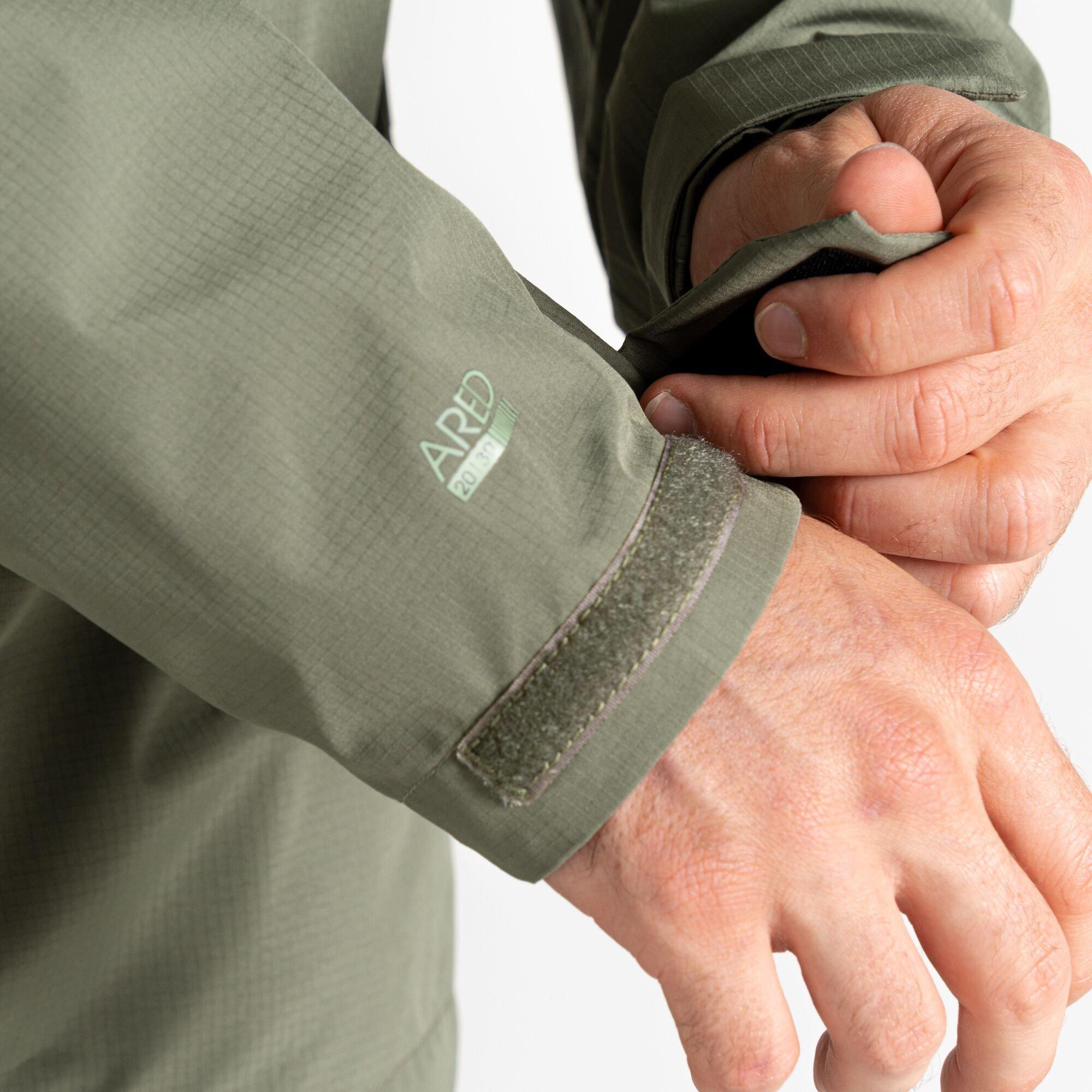 Olivine Green - Dare 2b - Men's Torrek Breathe Out Waterproof Windproof Breathable Packable Jacket - 8