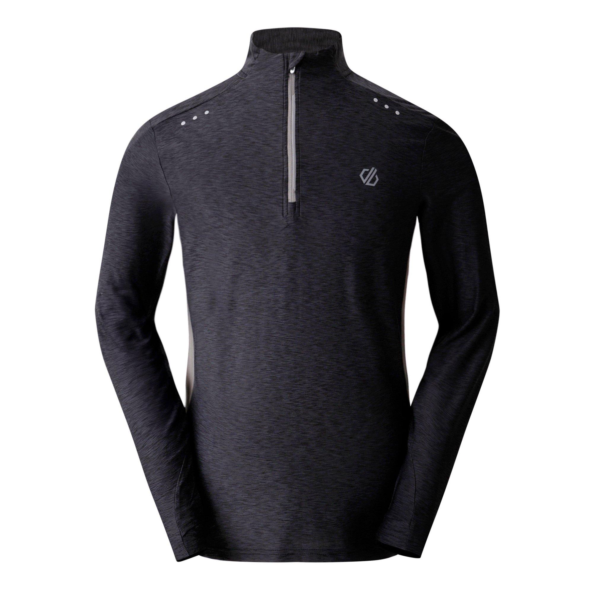 Black Marl - Dare 2b - Men's Power Up III Long-Sleeve Cycling Jersey - 7