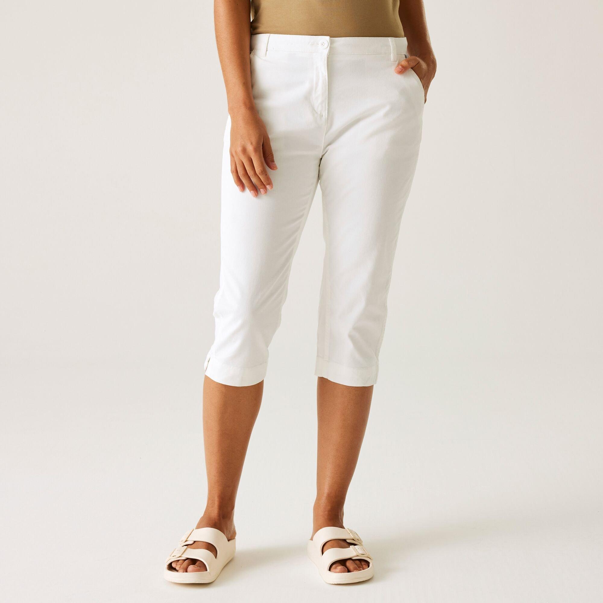 Regatta Women's Bayletta Capri Trousers - White - 18