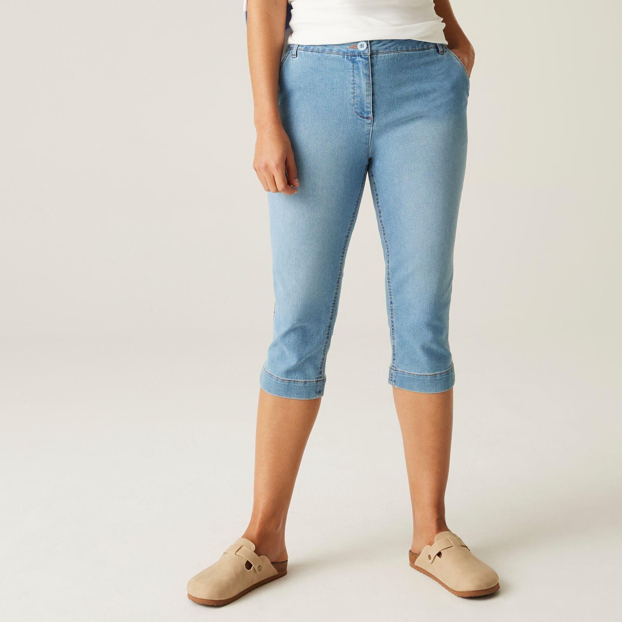 Regatta Women's Bayletta Capri Trousers - True Denim Ligh - 14