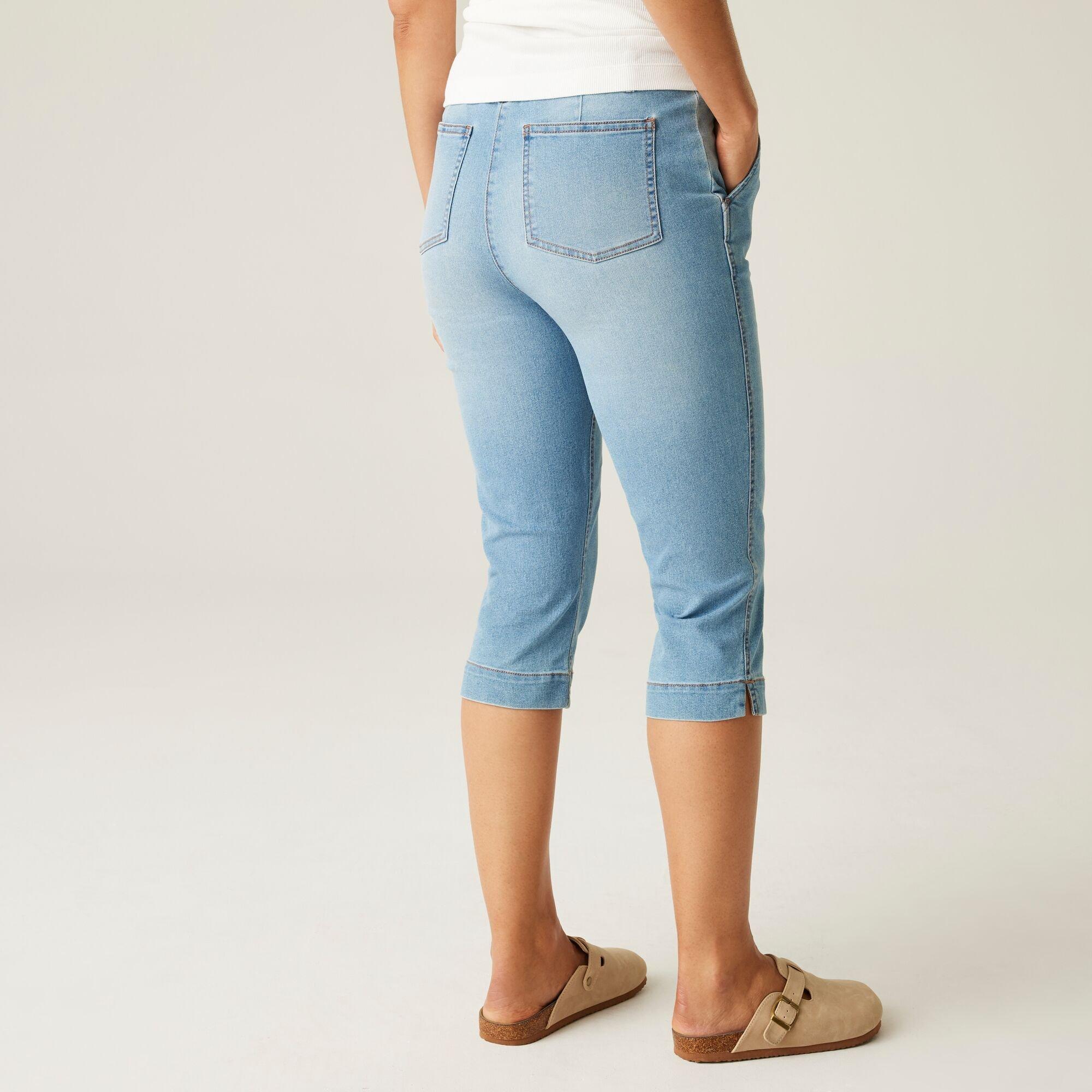 True Denim Ligh - Regatta - Womens Bayletta Capri Trousers - 2